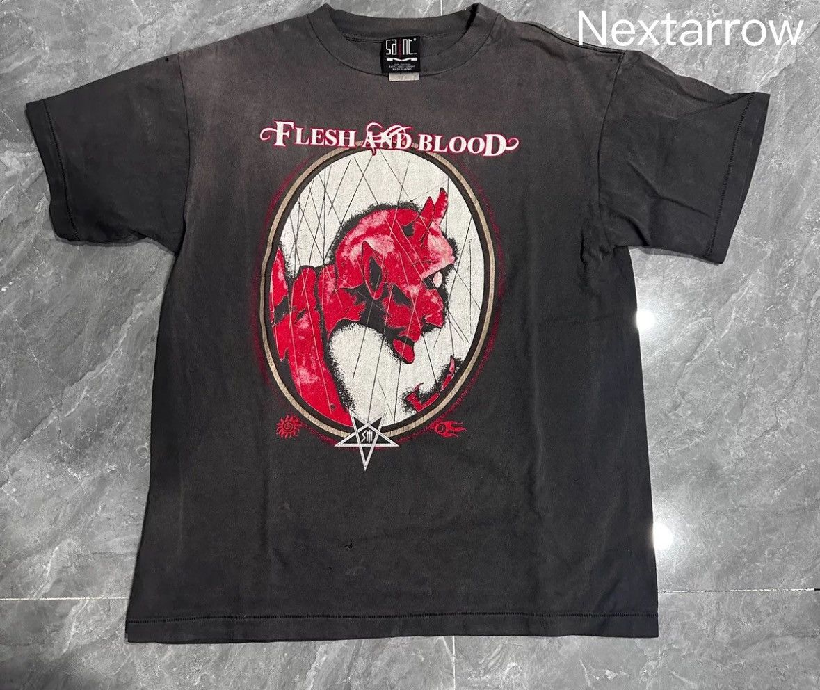 Saint Michael Saint Michael SS23 Devil's Son Washed Short Sleeve Size US S / EU 44-46 / 1 - 1 Thumbnail