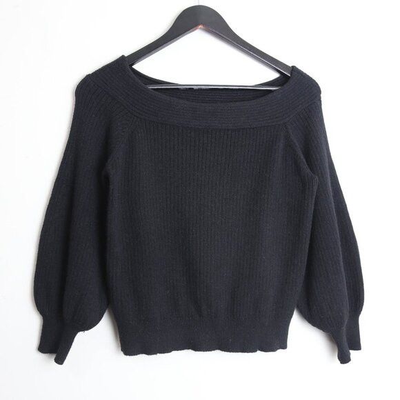 Anthropologie Moth Anthropologie Womens Dancer Off The Shoulder Sweater Size S / US 4 / IT 40 - 1 Thumbnail