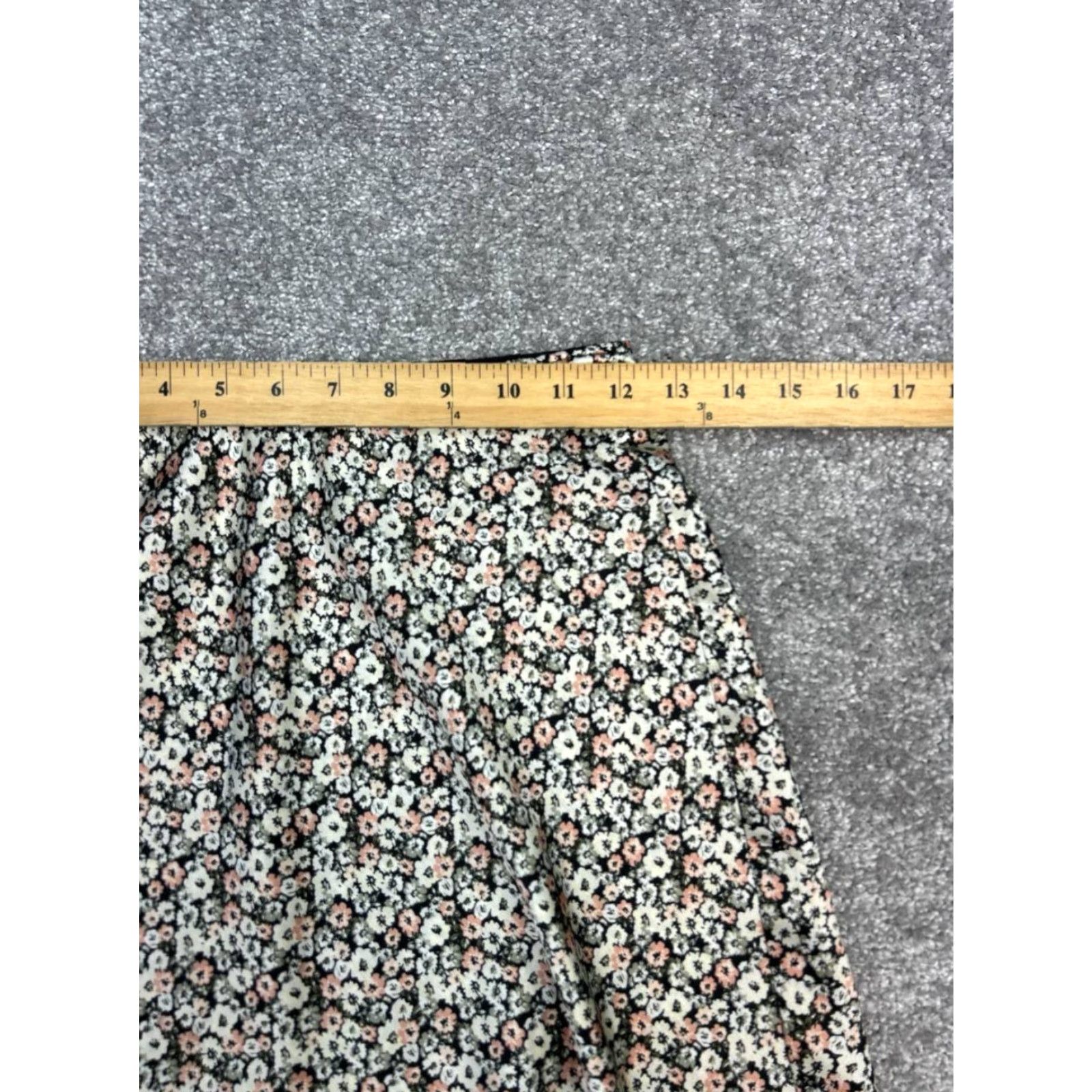 Abercrombie & Fitch Abercrombie & Fitch Skirt Womens XS Multicolor Floral Lined A-Line Beach Pul On Elastic Waist Short Size 26" / US 2 / IT 38 - 5 Thumbnail