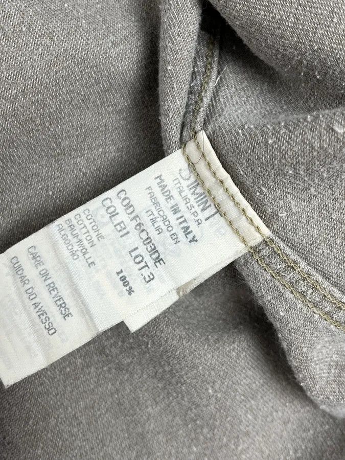 Armani 1990s Armani Khaki Grey Shirt Size US M / EU 48-50 / 2 - 10 Thumbnail