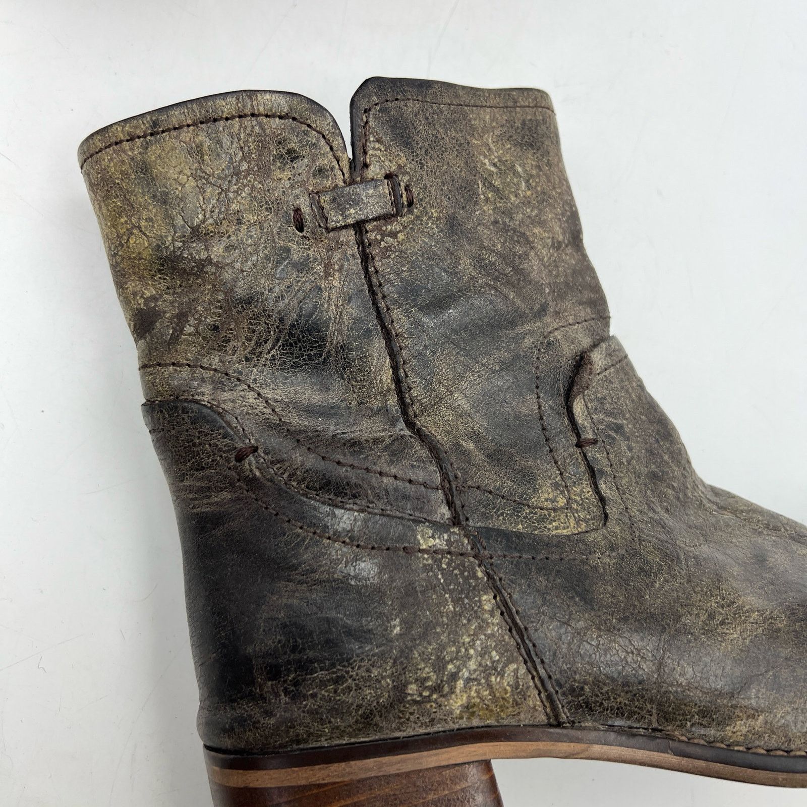 Diba True Diba West Haven Distressed Leather Boots Brown Size US 9.5 / IT 39.5 - 5 Thumbnail