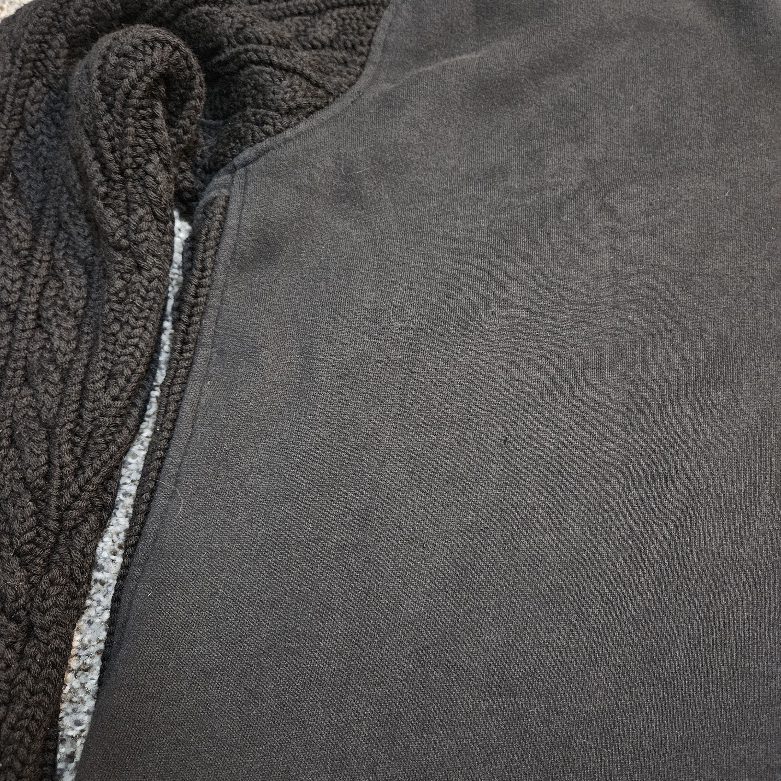 Balmain Cable Knit Jersey Crewneck Sweater W/ Hoodie Pocket Size US XL / EU 56 / 4 - 4 Thumbnail