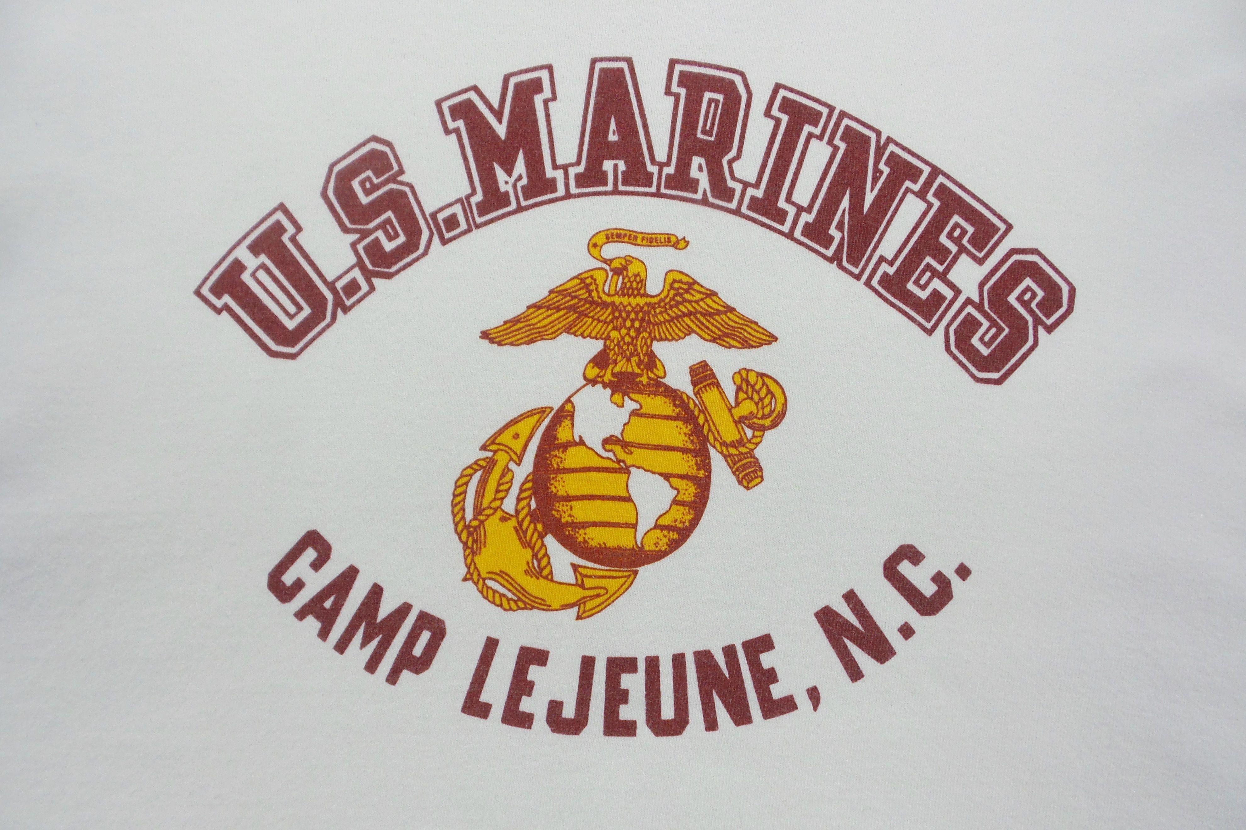 Warehouse Warehouse 'U.S.Marines Camp Lejeune, N.C' T-shirts Size US L / EU 52-54 / 3 - 4 Thumbnail