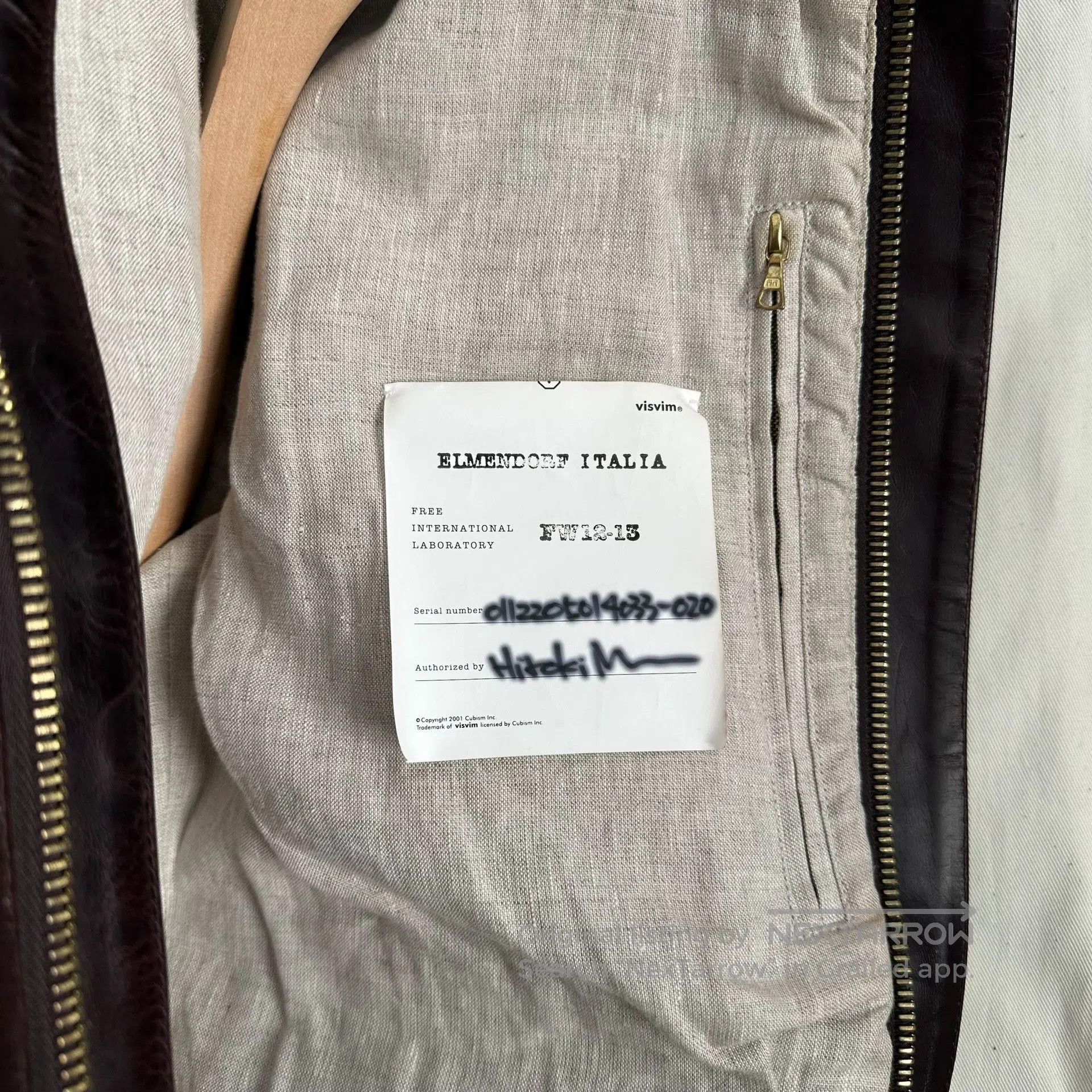 Visvim visvim elmendorf leather jacket in burgundy. Size US M / EU 48-50 / 2 - 7 Thumbnail
