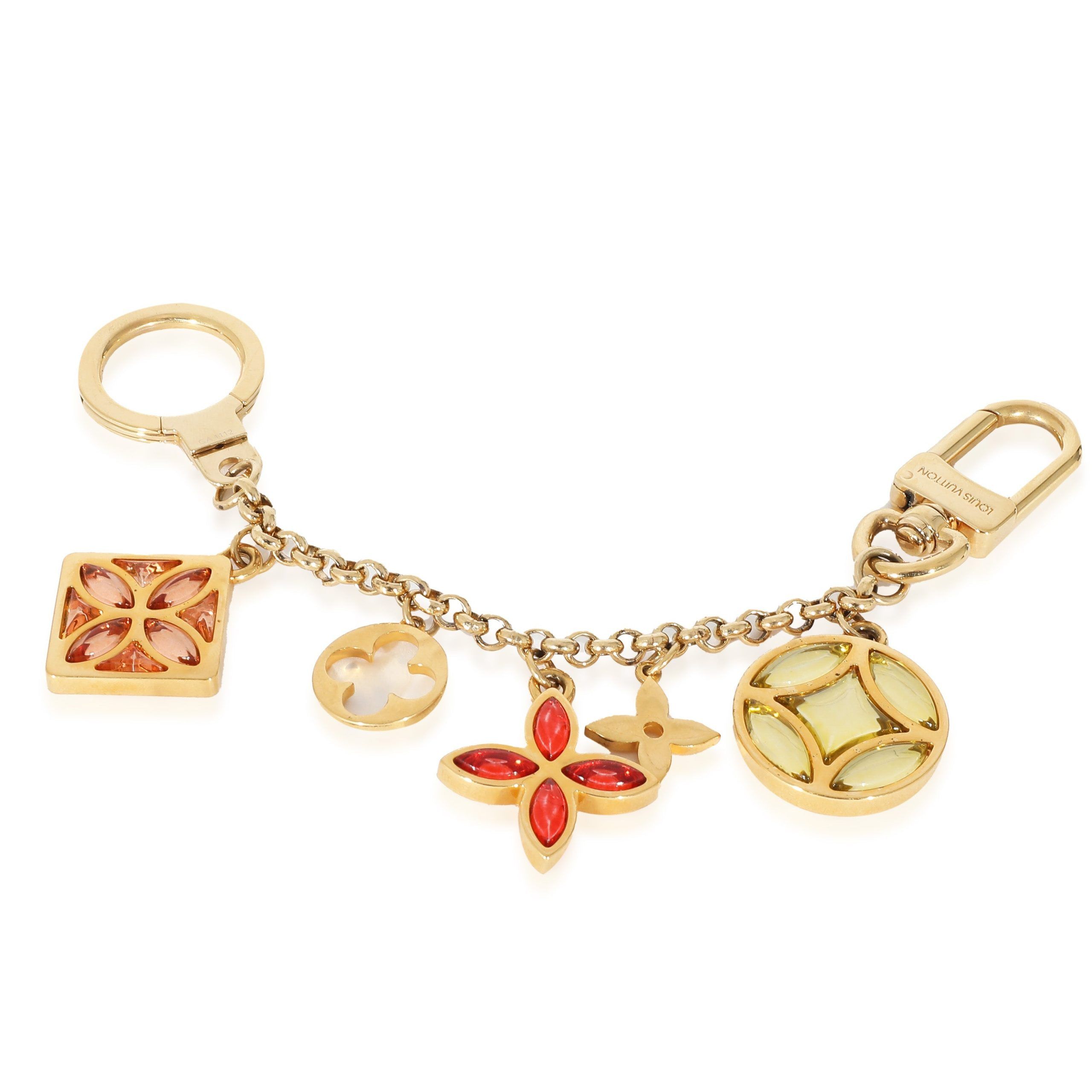 Louis Vuitton Louis Vuitton Gold Metal Ice Flower Bag Charm Size ONE SIZE - 1 Preview