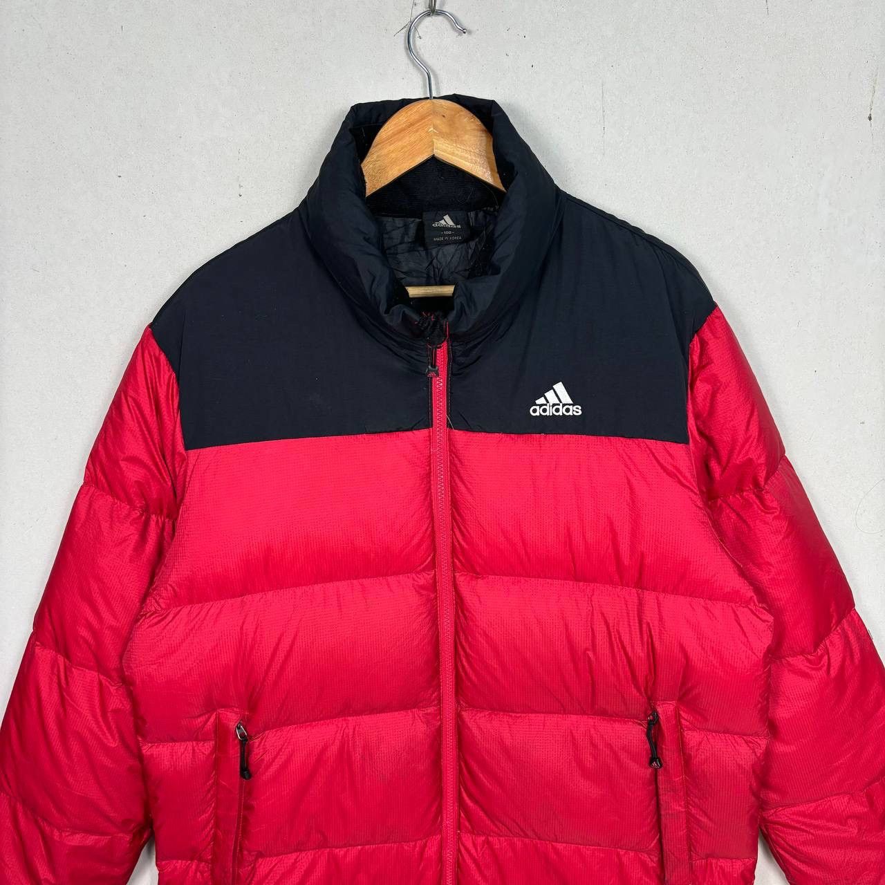 Adidas Adidas Puffer Down Jacket Red Size US L / EU 52-54 / 3 - 3 Thumbnail