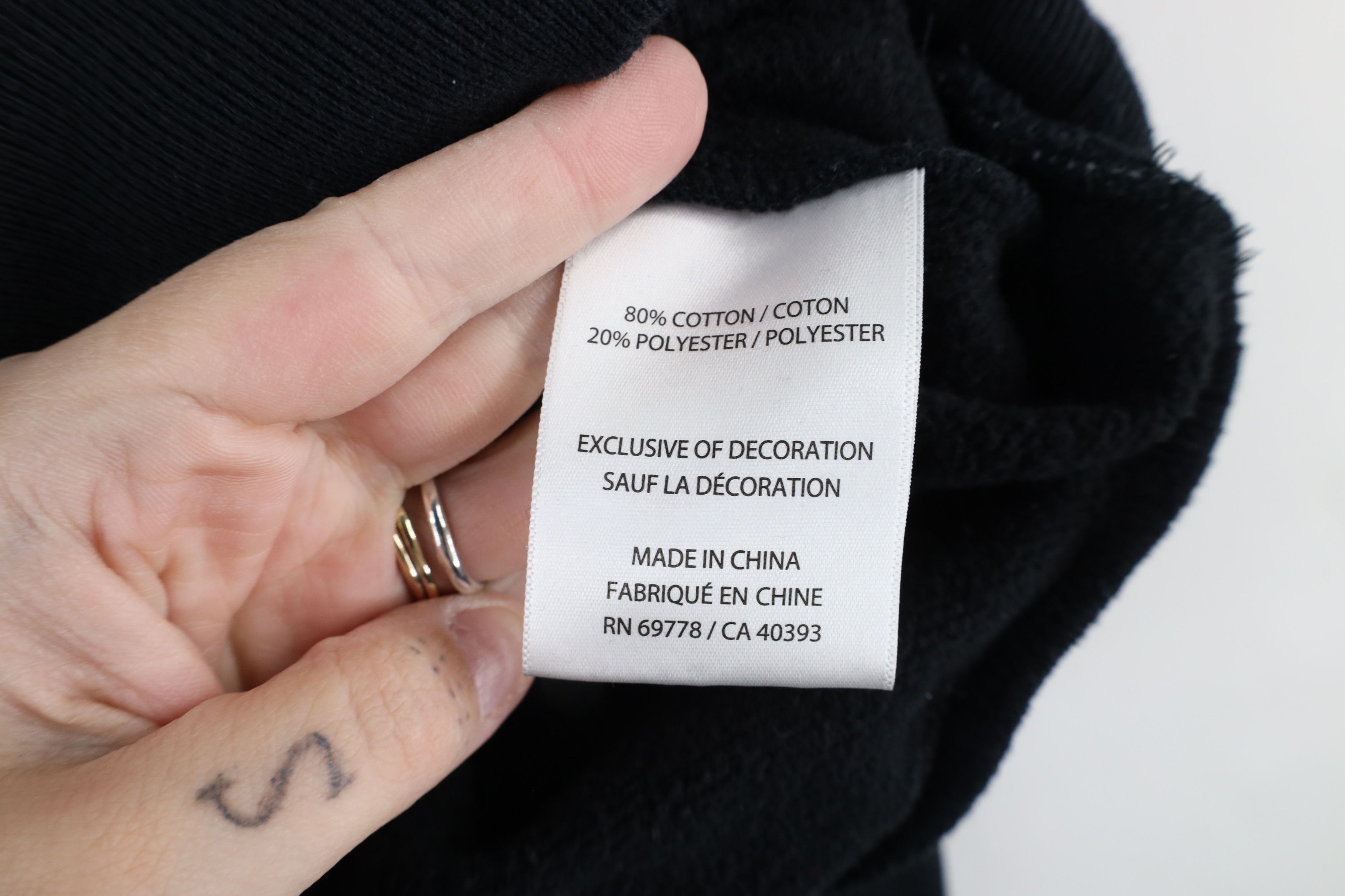 Vintage Just Don All City Out Taped Logo Heavyweight Hoodie Black Size S / US 4 / IT 40 - 12 Thumbnail