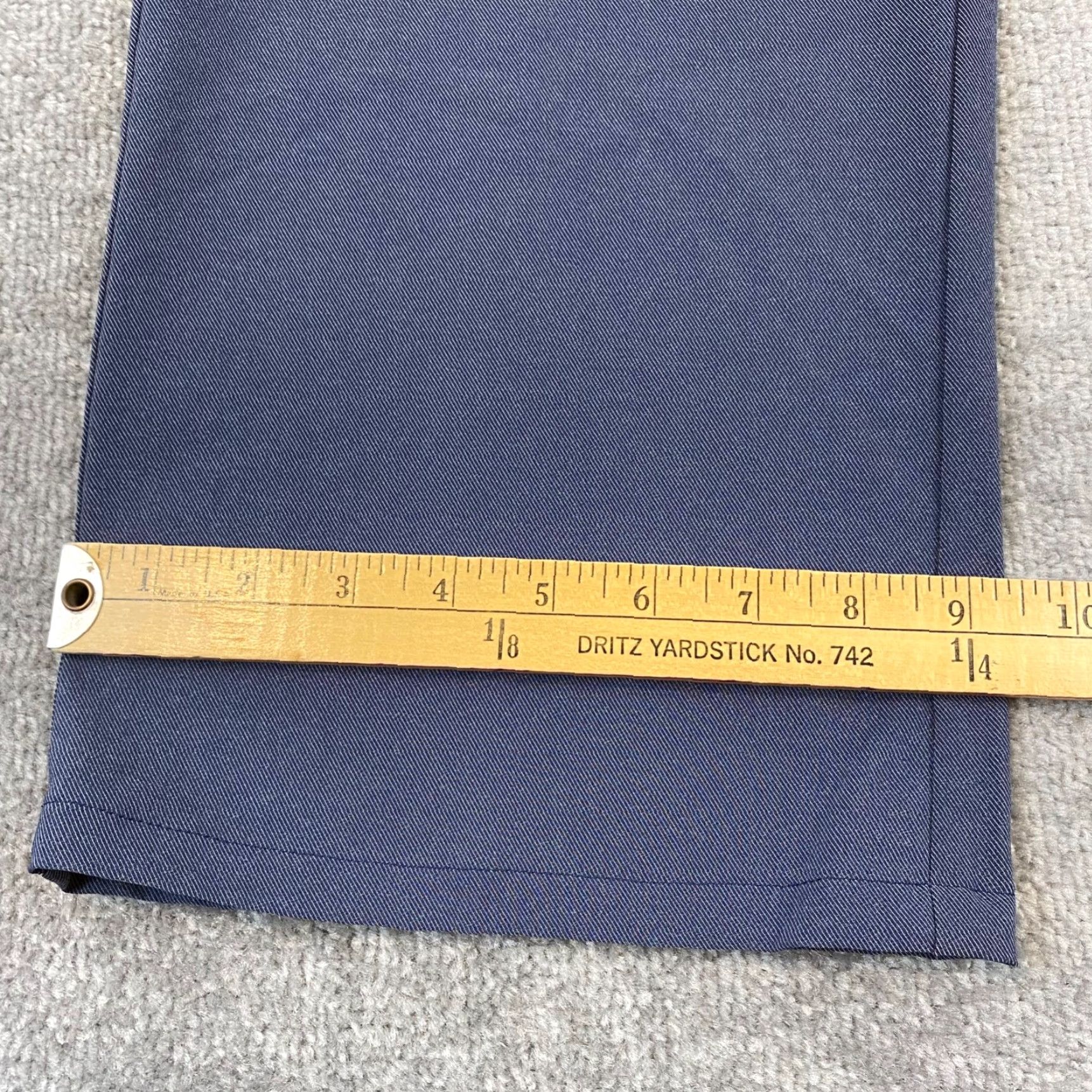 TravisMathew Travis Mathew Pants Mens 38x31 Straight Blue Chino Khaki Performance Golf Casual Classic 5-Pocket Design Belt Loops Boy/Men? Size US 38 / EU 54 - 5 Thumbnail