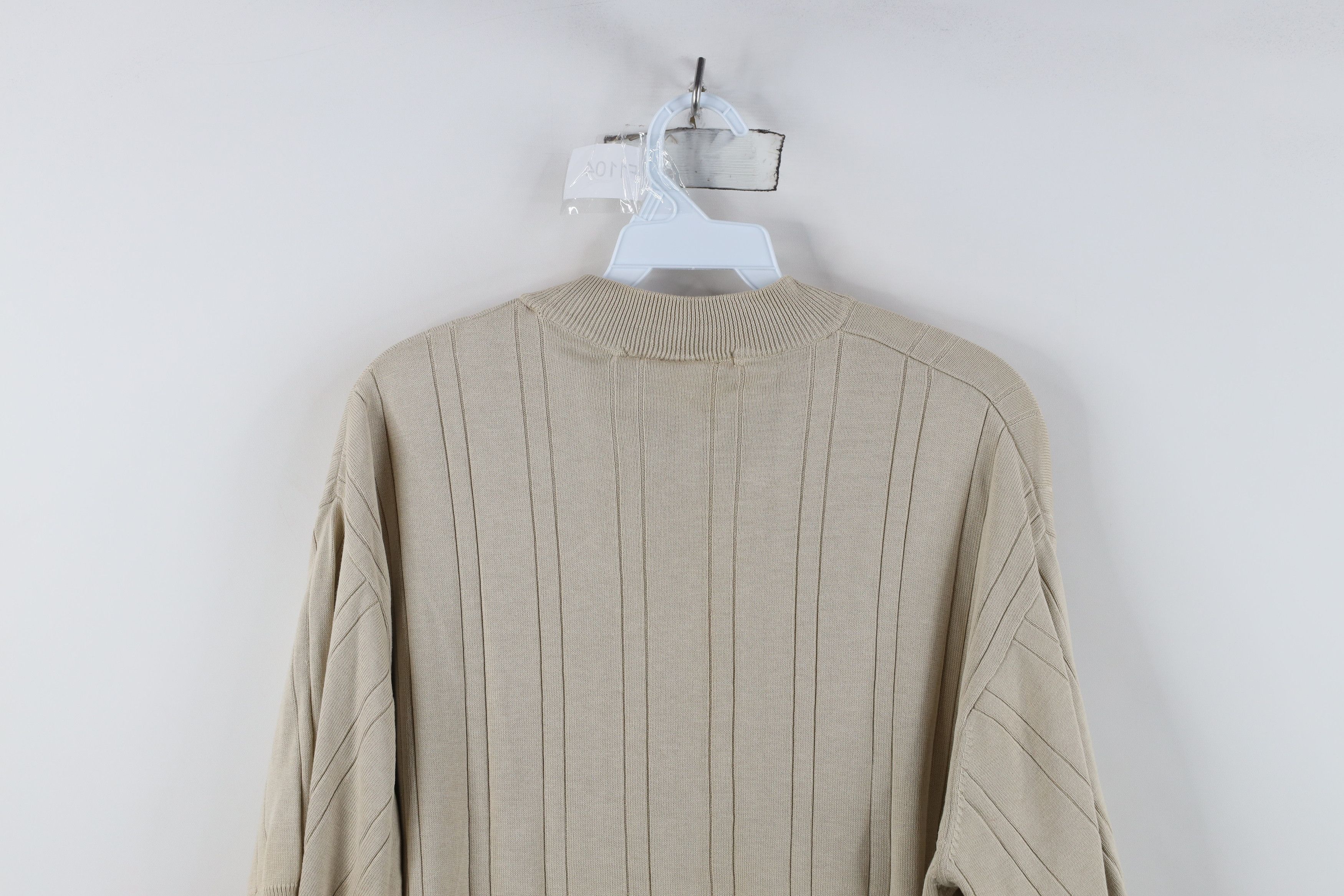 Vintage Vintage 90s Streetwear Silk Blend Knit Short Sleeve Sweater Size US XL / EU 56 / 4 - 10 Thumbnail