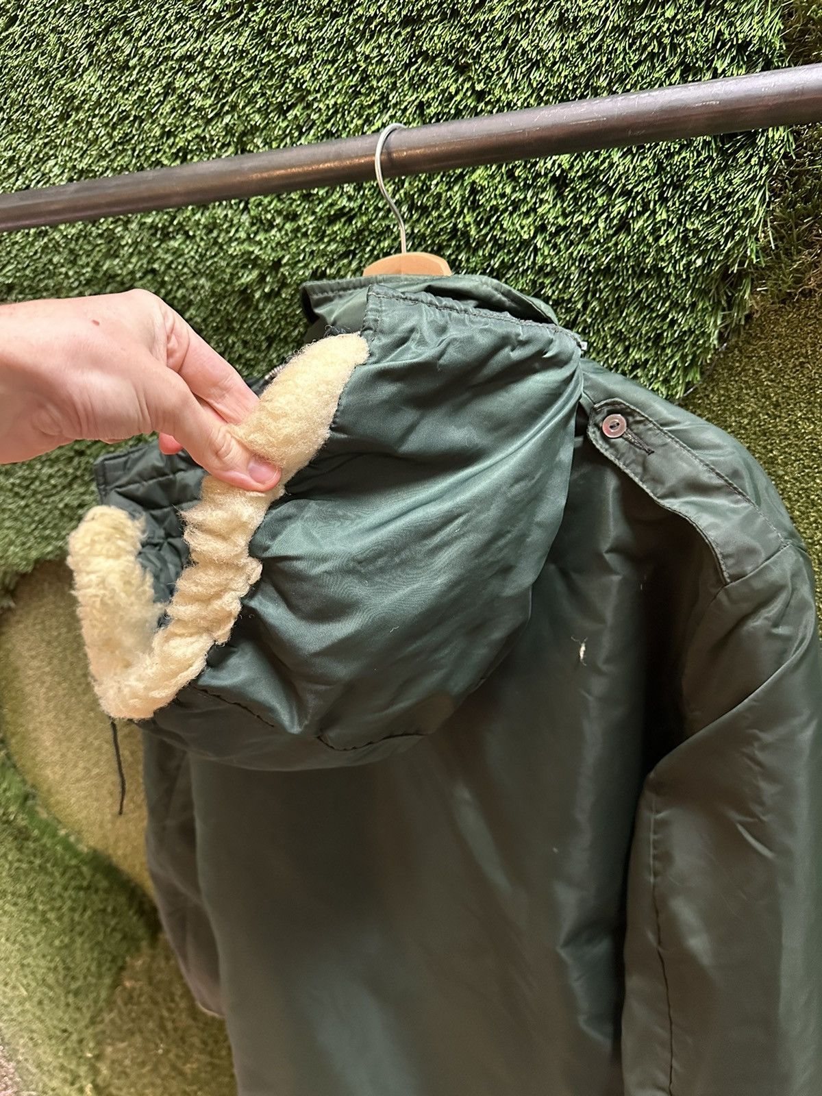 Vintage Vintage 1970s Weathermate Green Long Jacket Large Size US L / EU 52-54 / 3 - 6 Thumbnail