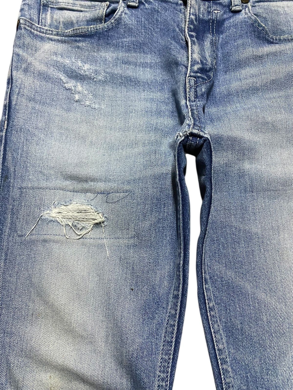 Japanese Brand Japanese Brand Rippo Trenta Anni Distressed Slim Jeans Size US 30 / EU 46 - 7 Thumbnail