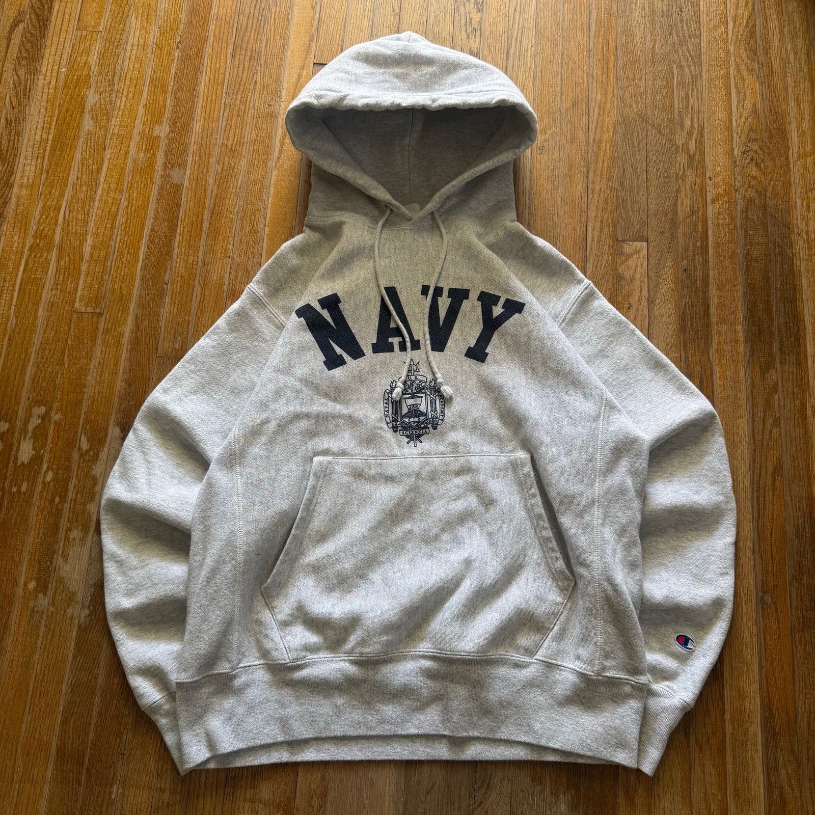 Champion U.S. Navy Champion Reverse Weave Hoodie Sz M Size US M / EU 48-50 / 2 - 1 Thumbnail