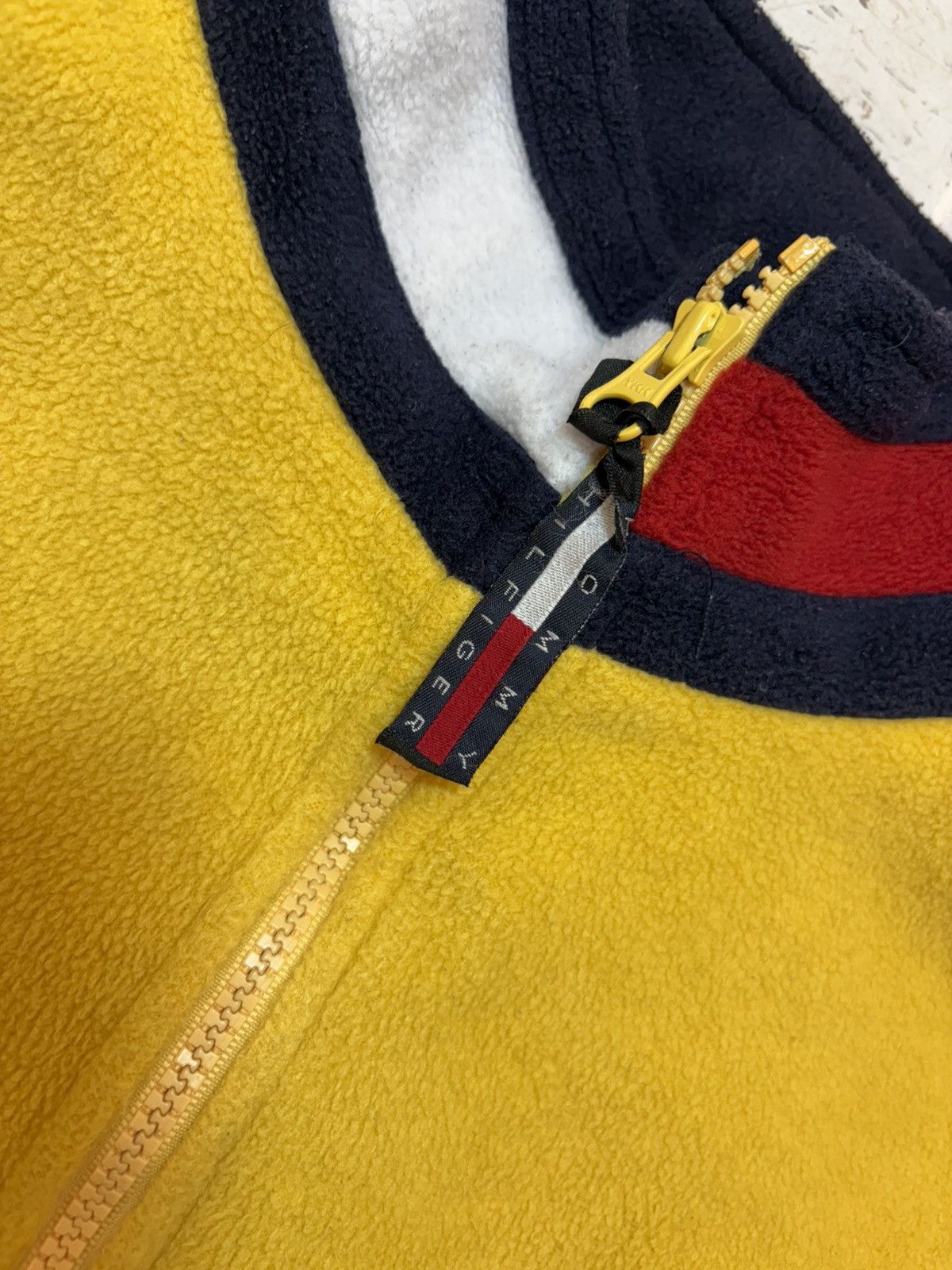 Tommy Hilfiger × Vintage Tommy Hilfiger quarter zip fleece jacket Size US XL / EU 56 / 4 - 4 Thumbnail