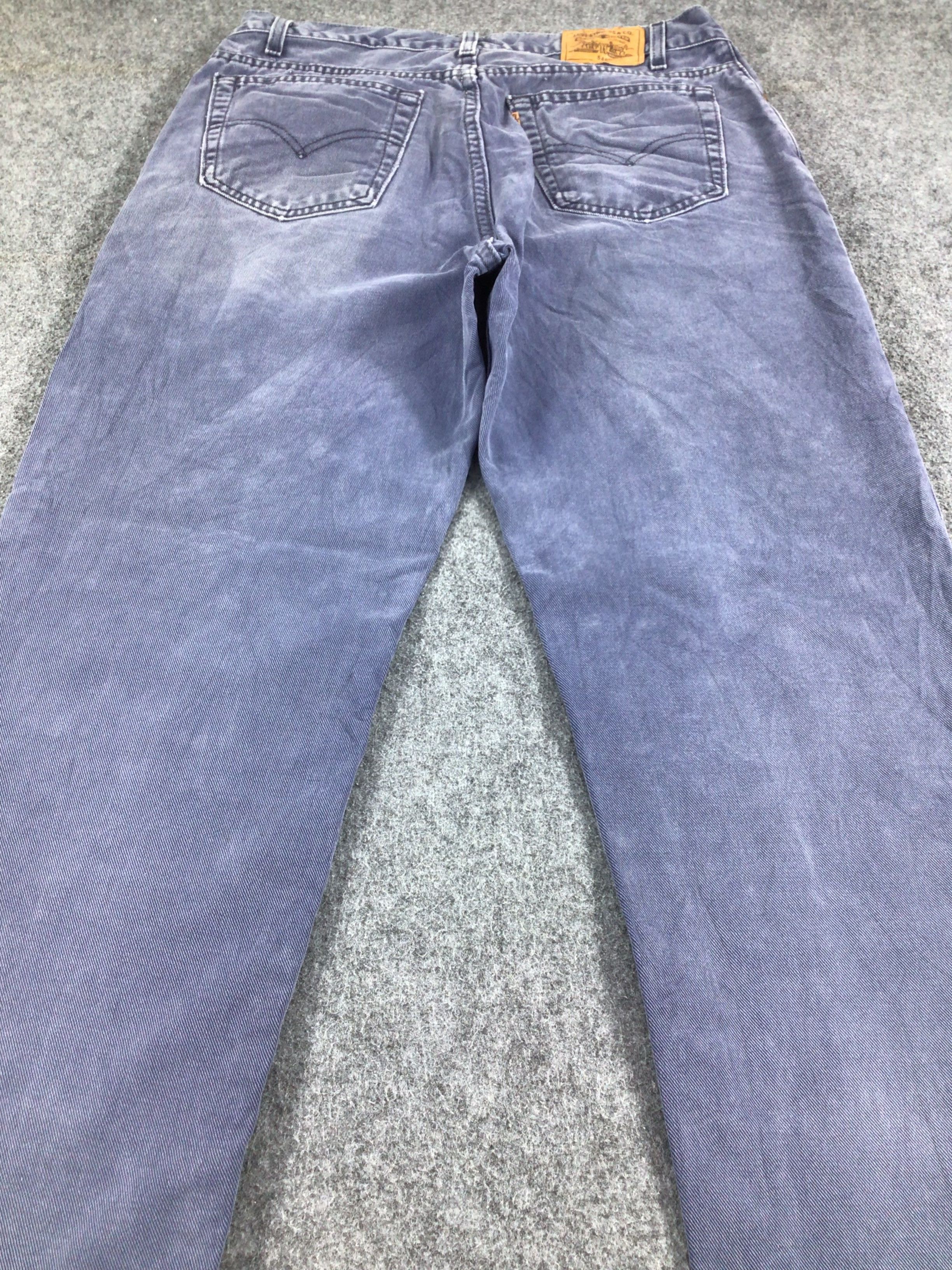 Levi's Vintage 90s Levis 540 Jeans Distressed Denim KJ283 Size US 34 / EU 50 - 4 Thumbnail