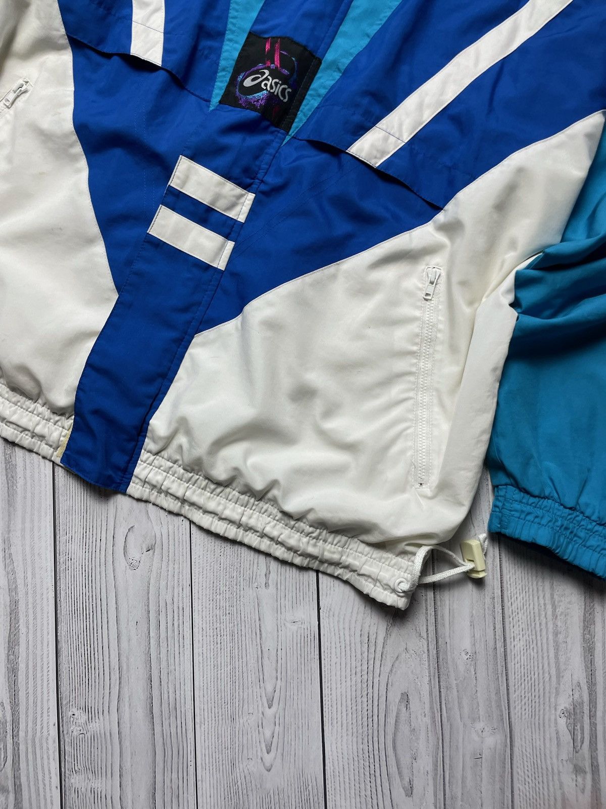 Asics Asics vintage track jacket size XL rare Size US XL / EU 56 / 4 - 3 Thumbnail