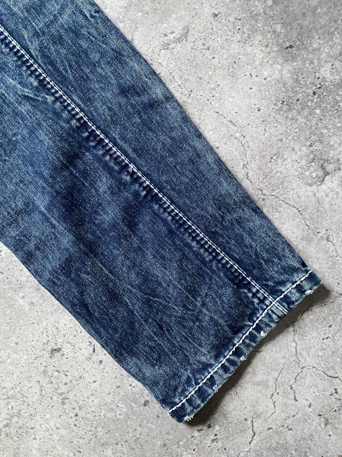 Japanese Brand Vintage Rainbow Denim Jeans Pants True Religion Style Y2K Size US 38 / EU 54 - 24 Thumbnail