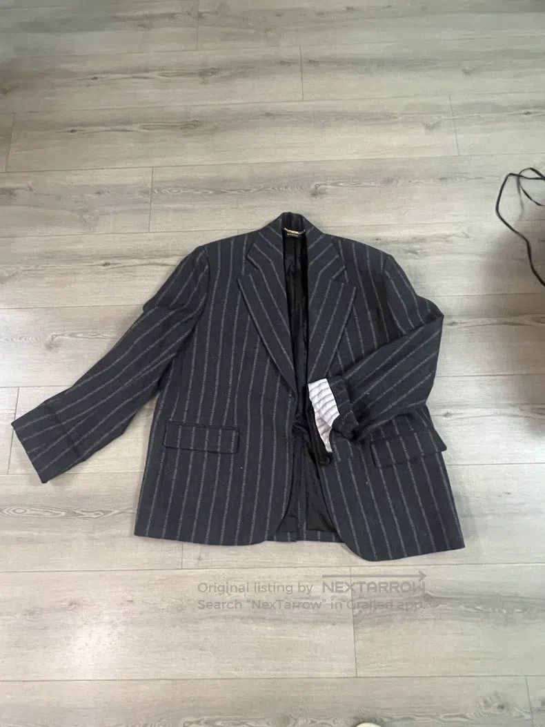Versace Classic wool striped blazer