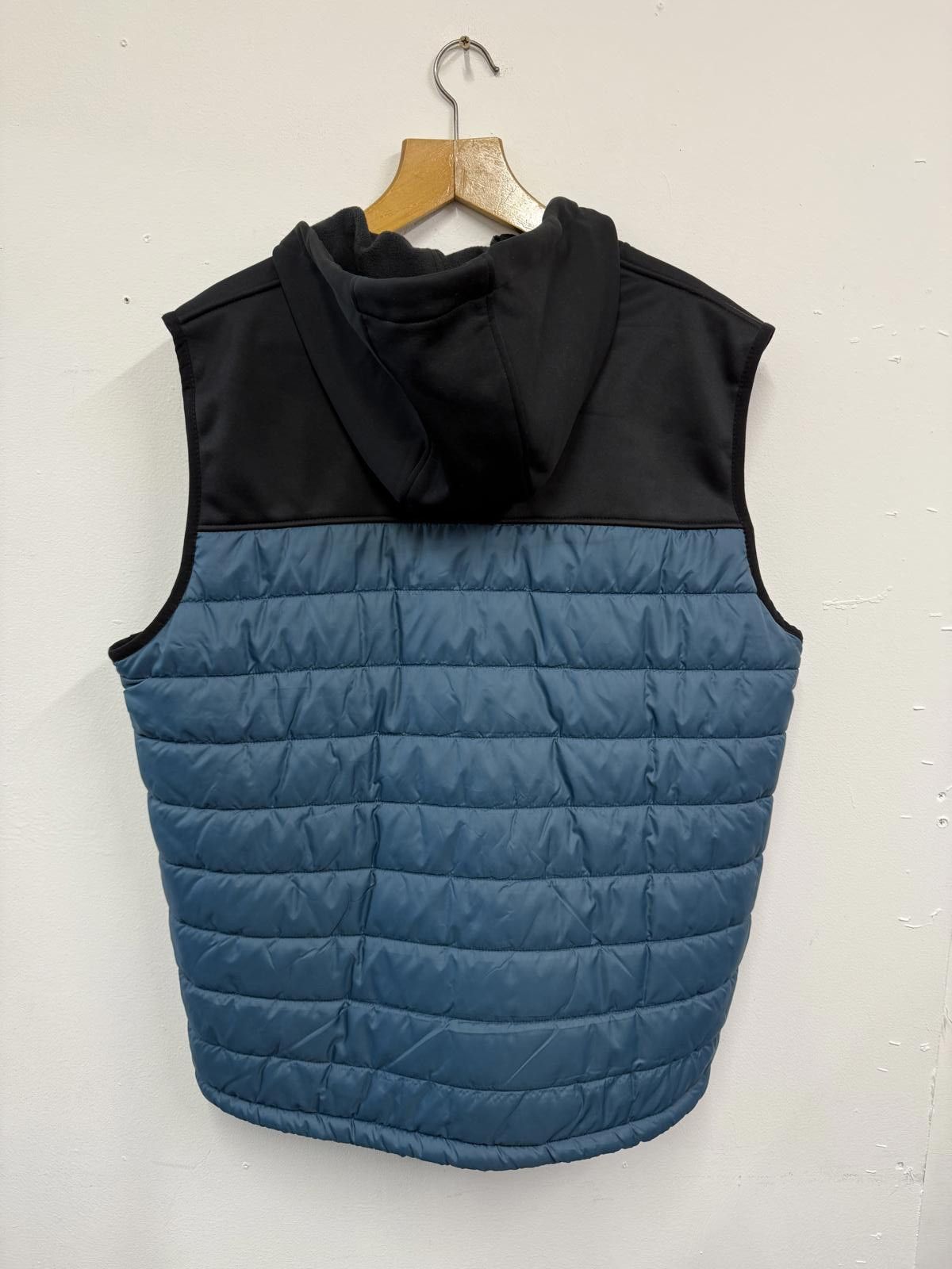 New Balance New Balance Men's Quilted Puffer Vest with Hood XL Blue and Size US XL / EU 56 / 4 - 4 Thumbnail
