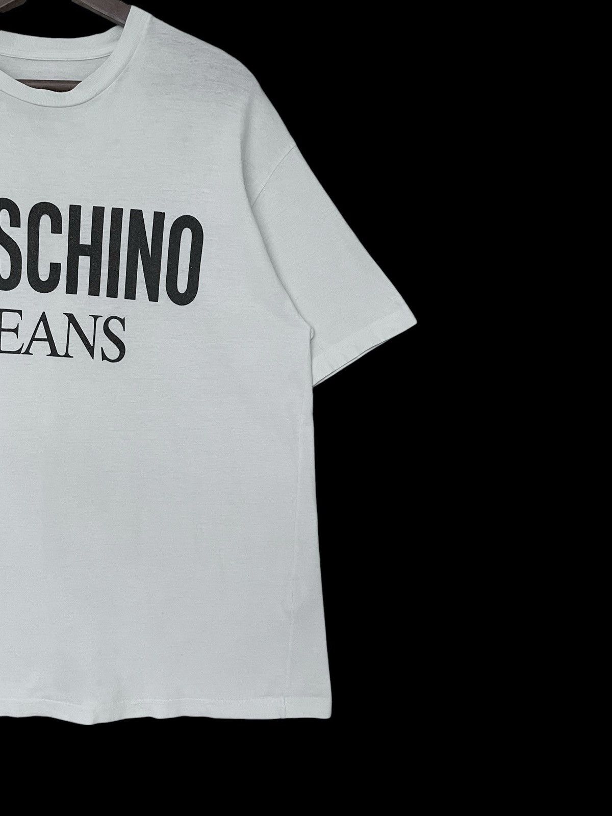 Moschino Vintage Brand Moschino Jeans Big Logo T-shirt 2000s Size US L / EU 52-54 / 3 - 4 Thumbnail