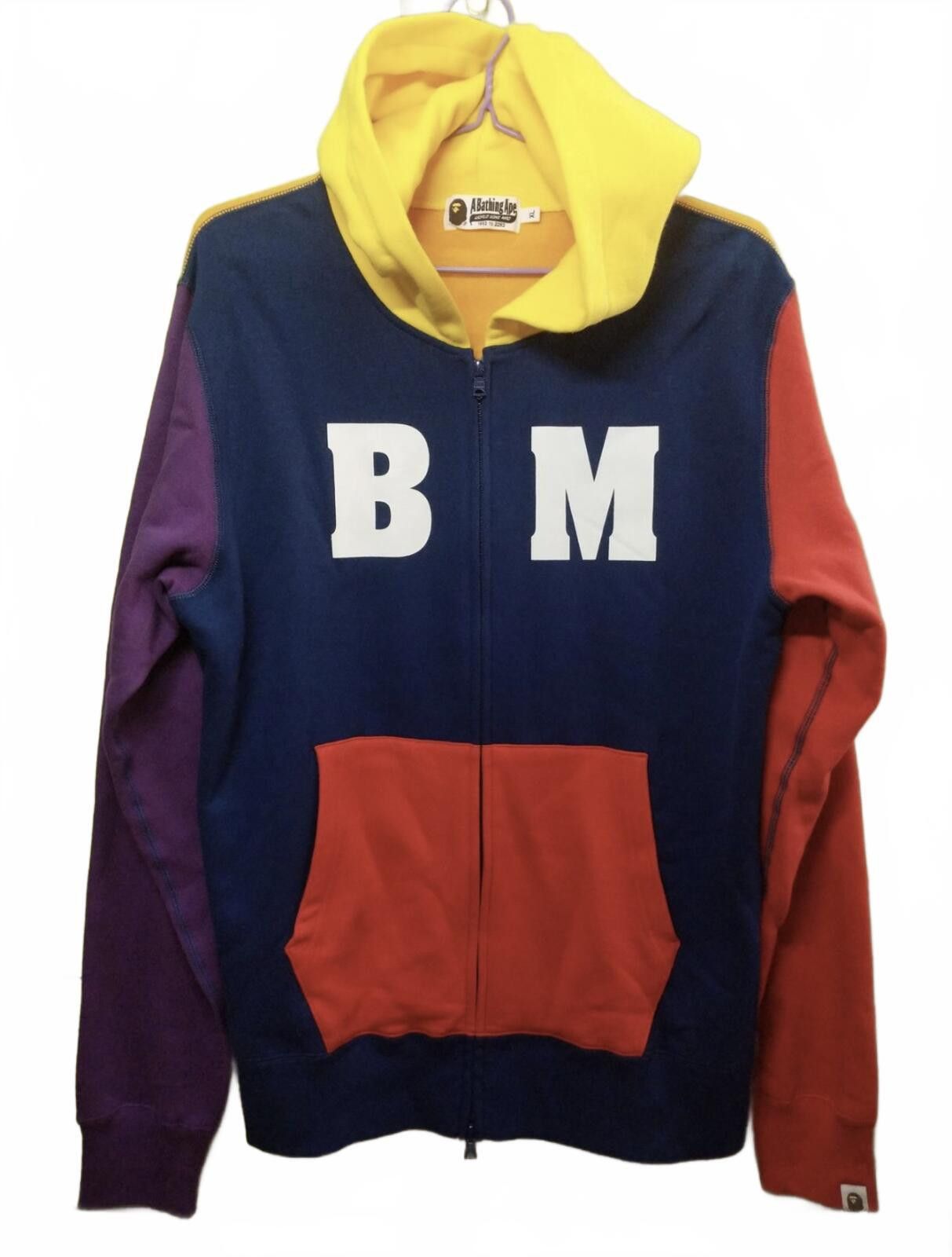BAPE x Baby Milo Colorblock Hoodie XL - A Bathing Ape