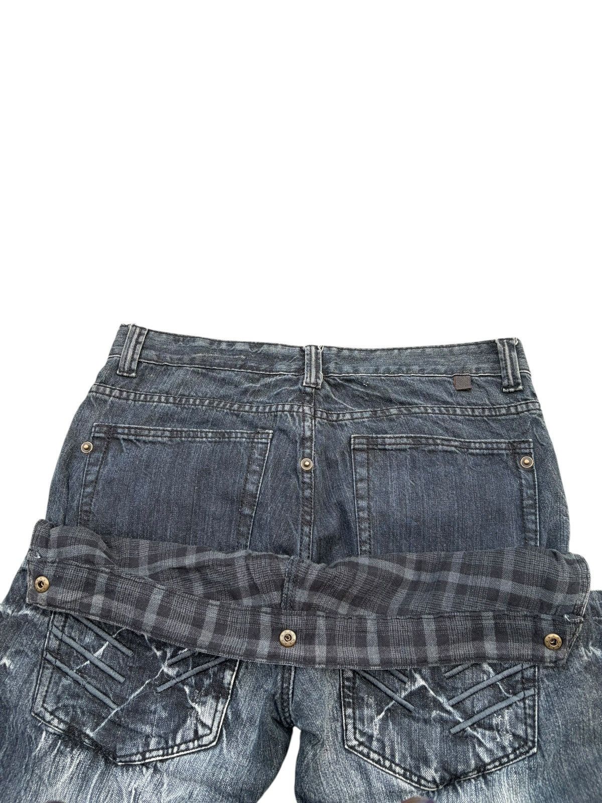 Hysteric Glamour PUNK MINISTRY HYSTERIC DOUBLE WAIST CLAWNMARK DISTESSEDDENIM Size US 35 - 11 Thumbnail