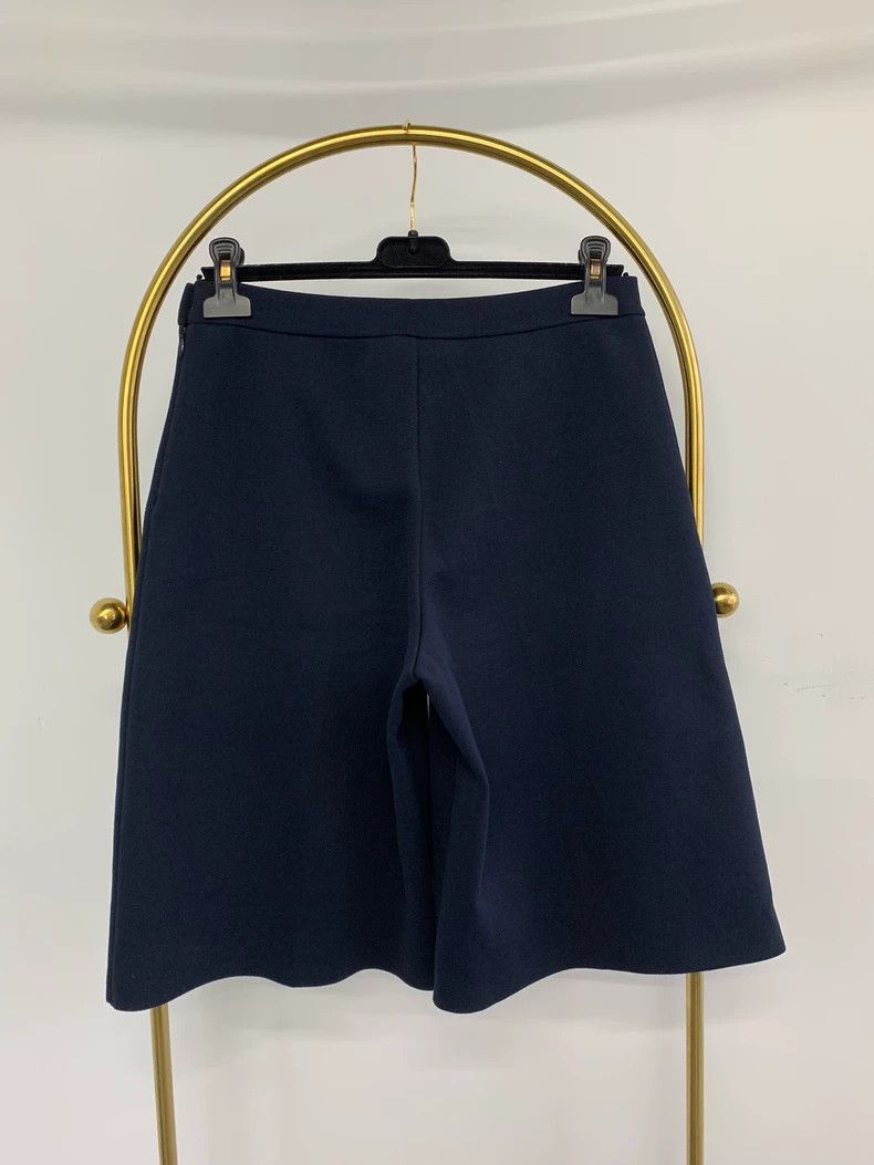 Dior Dior Blue knitted wide-leg shorts Size 25" / US 0 / IT 36 - 3 Thumbnail