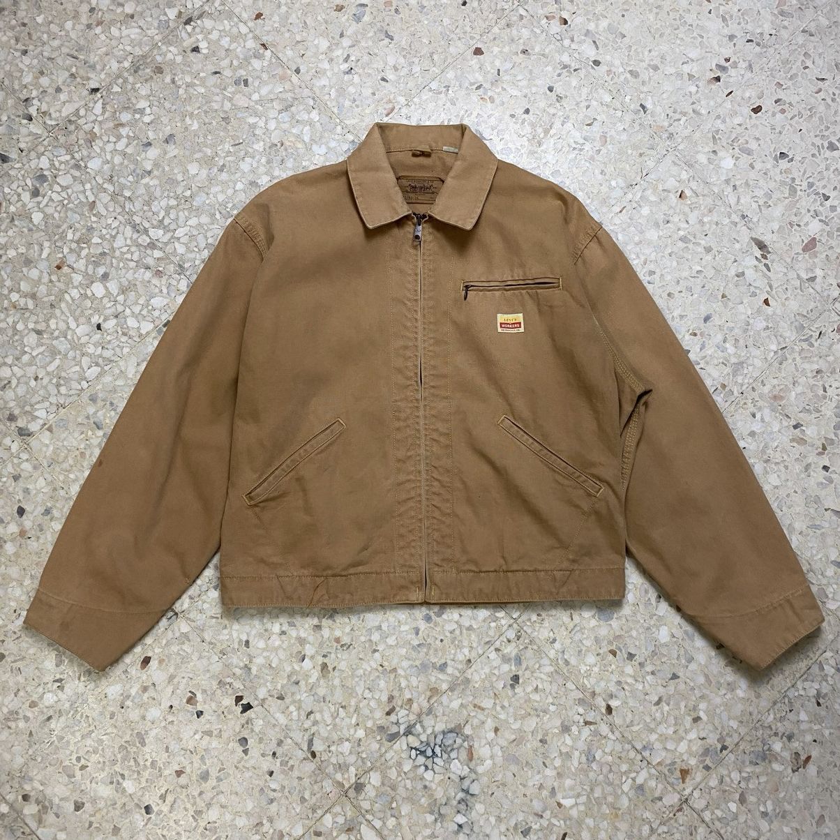 Levi's × Levi's Vintage Clothing × Vintage Vintage 90s levis worker jacket Size US L / EU 52-54 / 3 - 1 Thumbnail