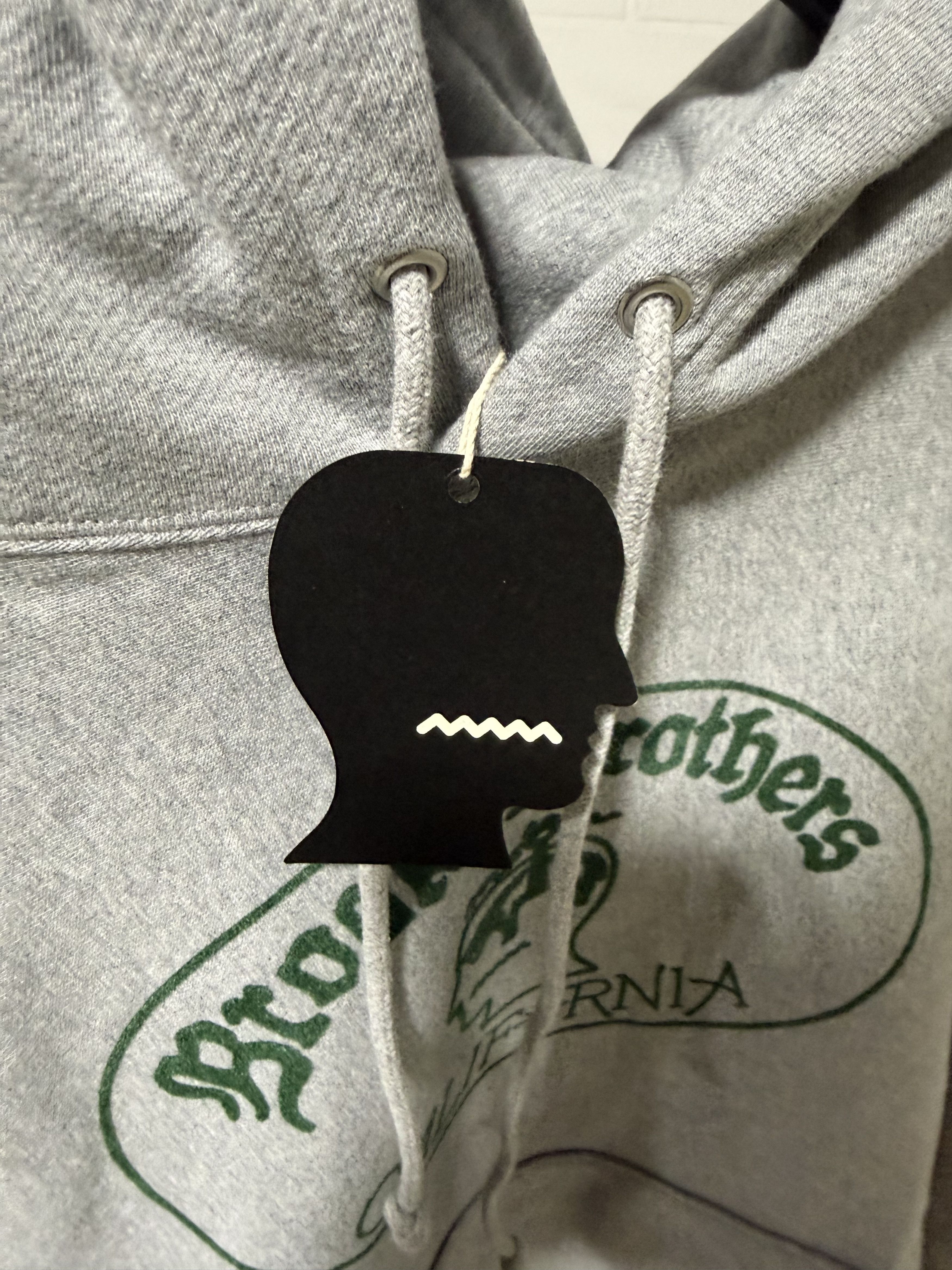 Brain Dead Brain Dead x Brooks Brothers California Logo Hoodie 'Grey' Size US XL / EU 56 / 4 - 2 Thumbnail