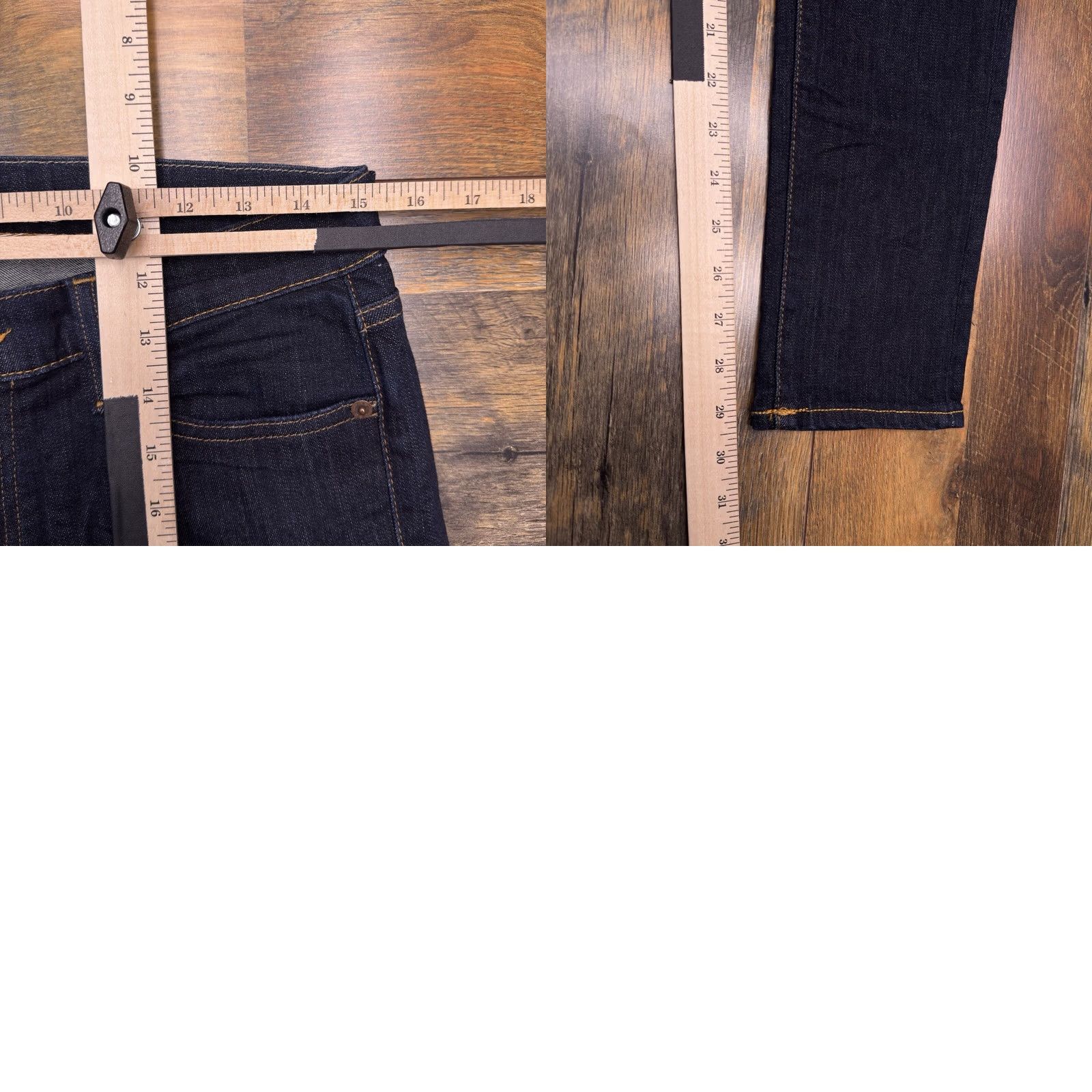 Ralph Lauren Ralph Lauren Denim & Supply Jeans Skinny 30 Mid Rise Stretch Blue Womens Regular 5-Pocket USA Logo Denim Cotton Blend Zip Inseam 29.5 Size 30" / US 8 / IT 44 - 8 Thumbnail