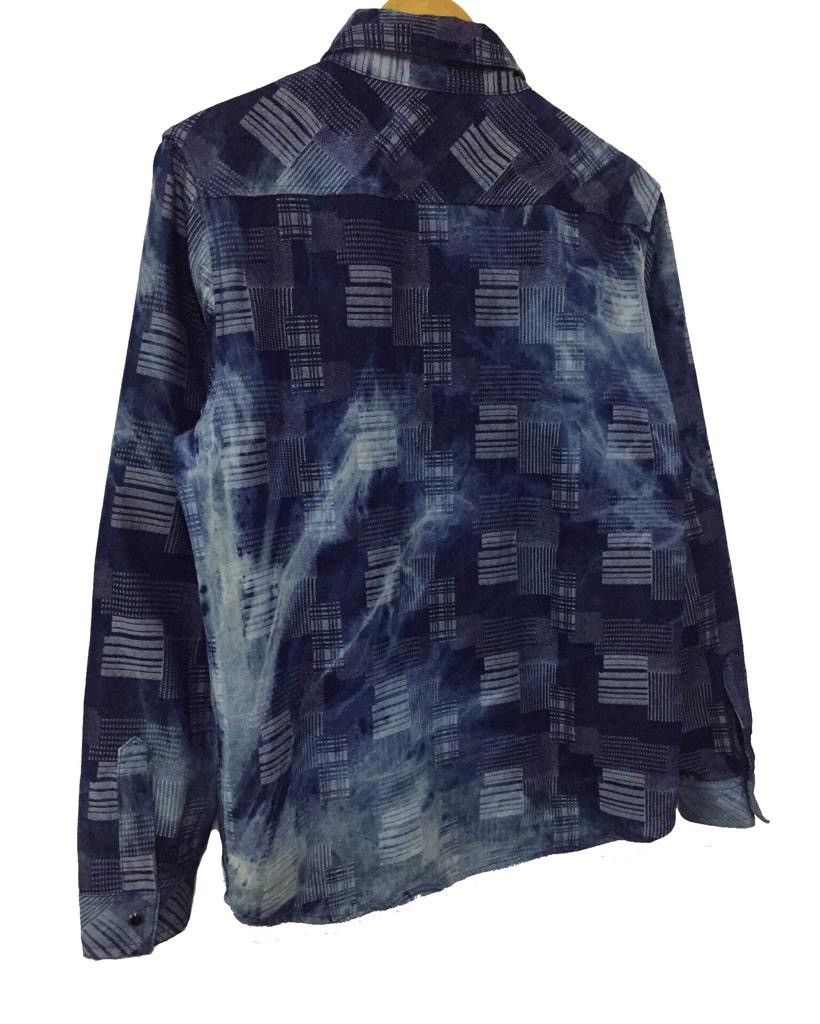 If Six Was Nine × Japanese Brand GROWTH BY GRAIL BORO SASHIKO JAPANESE JEANS SHIRT Size US M / EU 48-50 / 2 - 10 Thumbnail