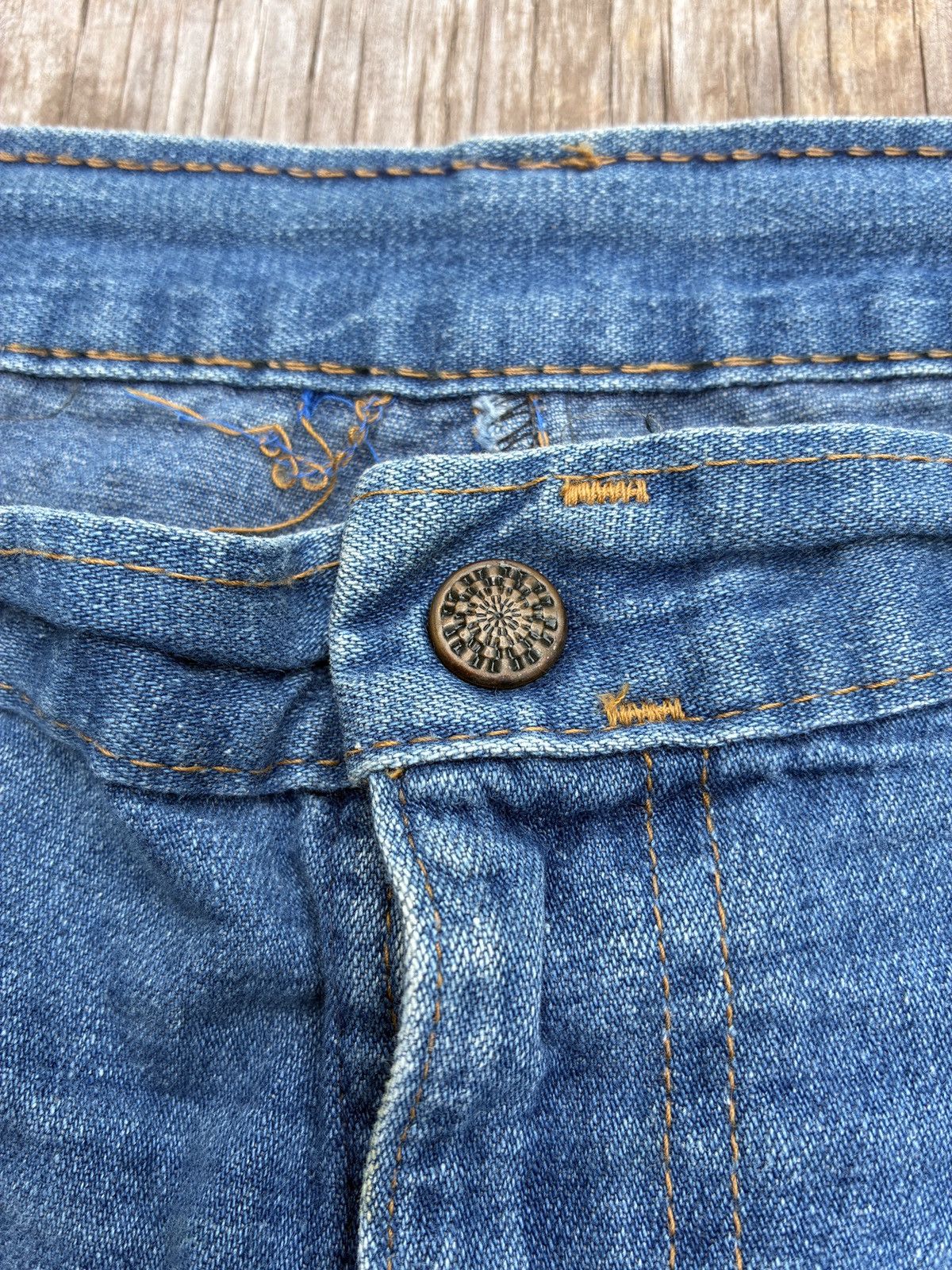 Vintage Vintage 70s Touché Blue Jeans Straight Leg Made in USA Size US 34 / EU 50 - 7 Thumbnail