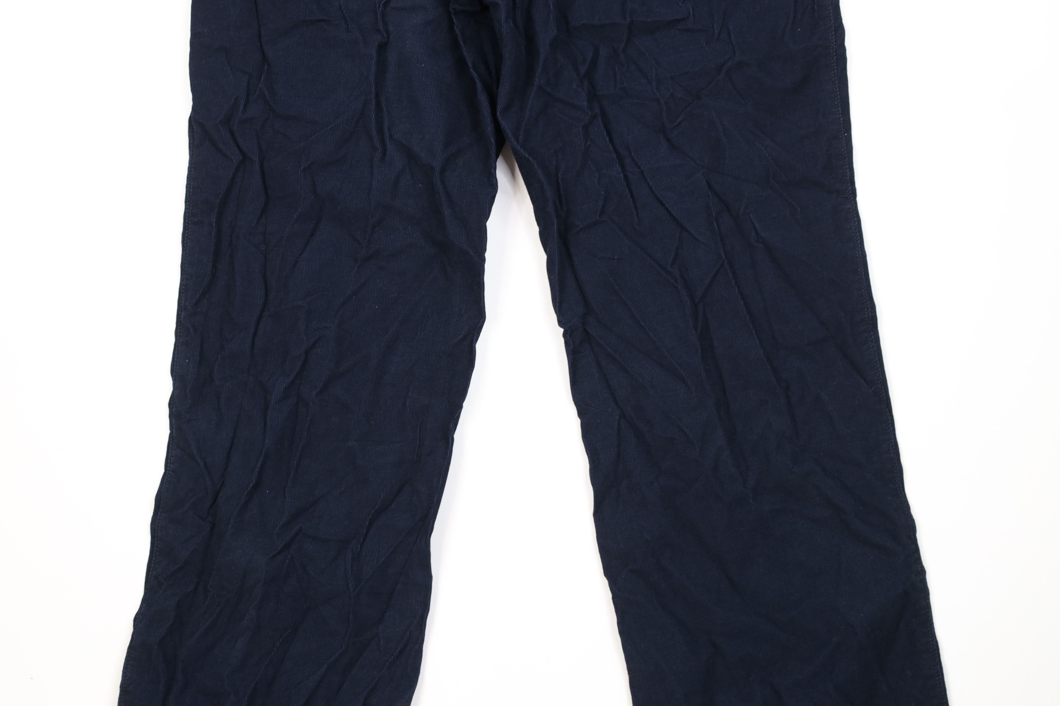 J.Crew Vintage Y2K 2005 J Crew Wide Leg Corduroy Chino Pants Blue Size US 32 / EU 48 - 11 Thumbnail