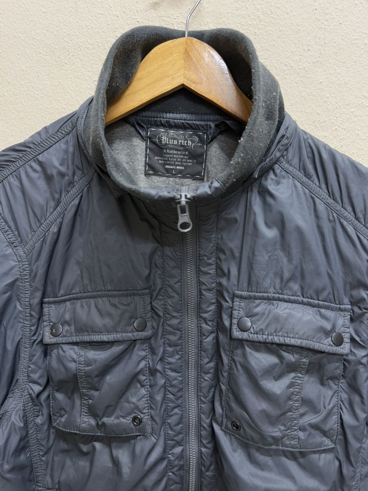 Japanese Brand Plusrich Tactical Bomber Jacket Nylon Size US S / EU 44-46 / 1 - 18 Thumbnail