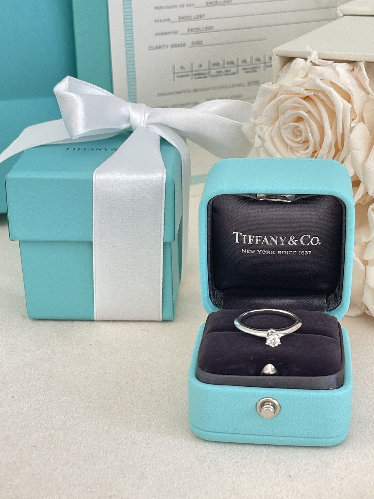 Tiffany & Co. Tiffany & Co. Solitaire Engagement Ring .19 ct sz 6 Size ONE SIZE - 13 Thumbnail