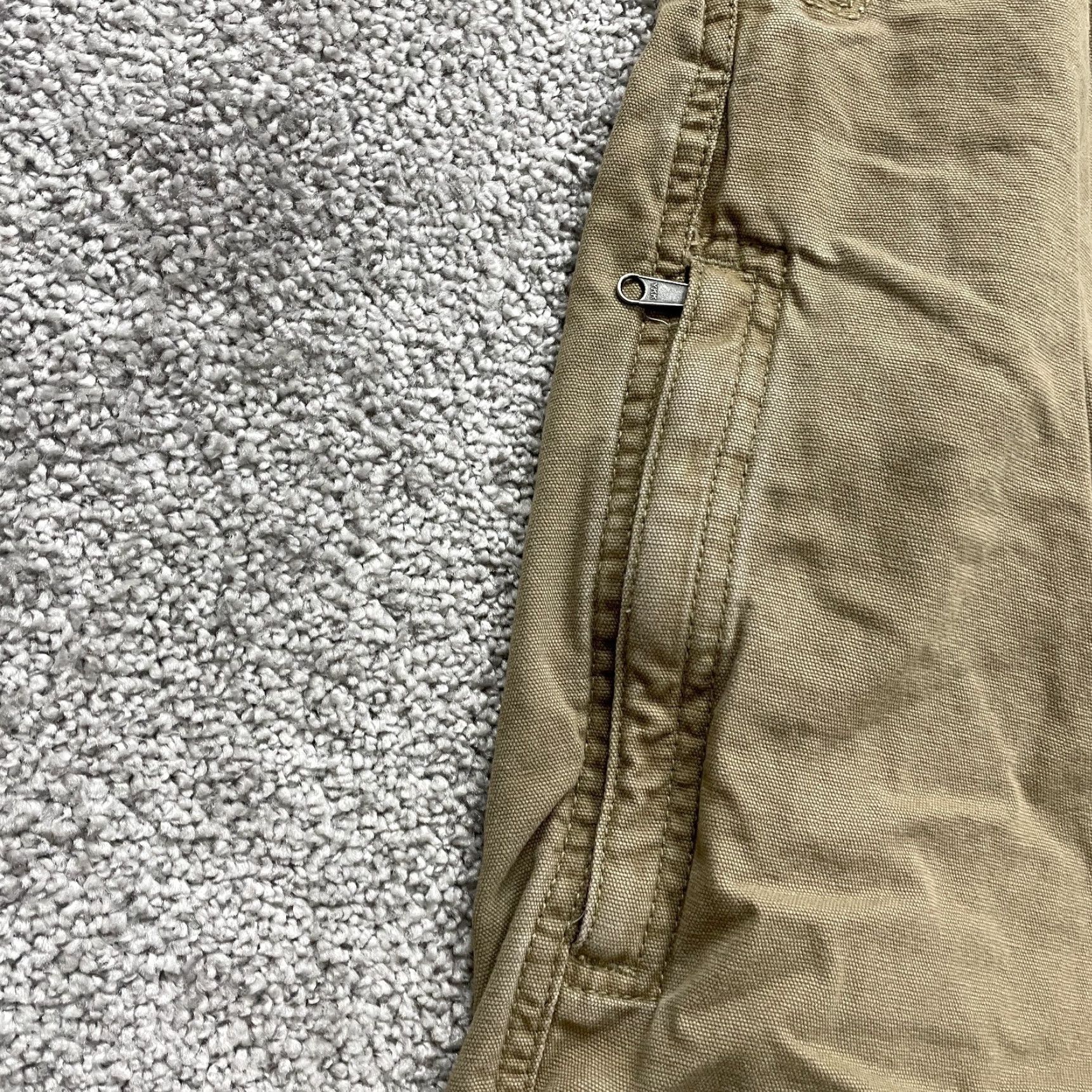 Vintage Columbia Omni Shield Mens Shorts 32x11 Brown Canvas Flat Front Snap Casual Chino Outdoor Sports Size US 32 / EU 48 - 6 Thumbnail
