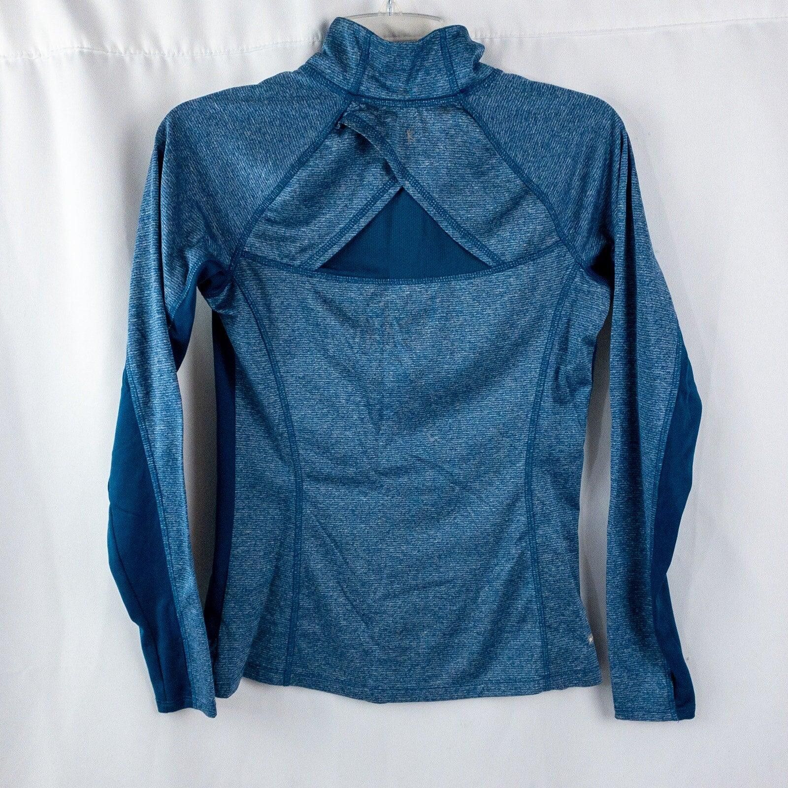 Other Danskin Blue Quarter Zip Jacket Pullover Womens Small Size ONE SIZE - 7 Thumbnail