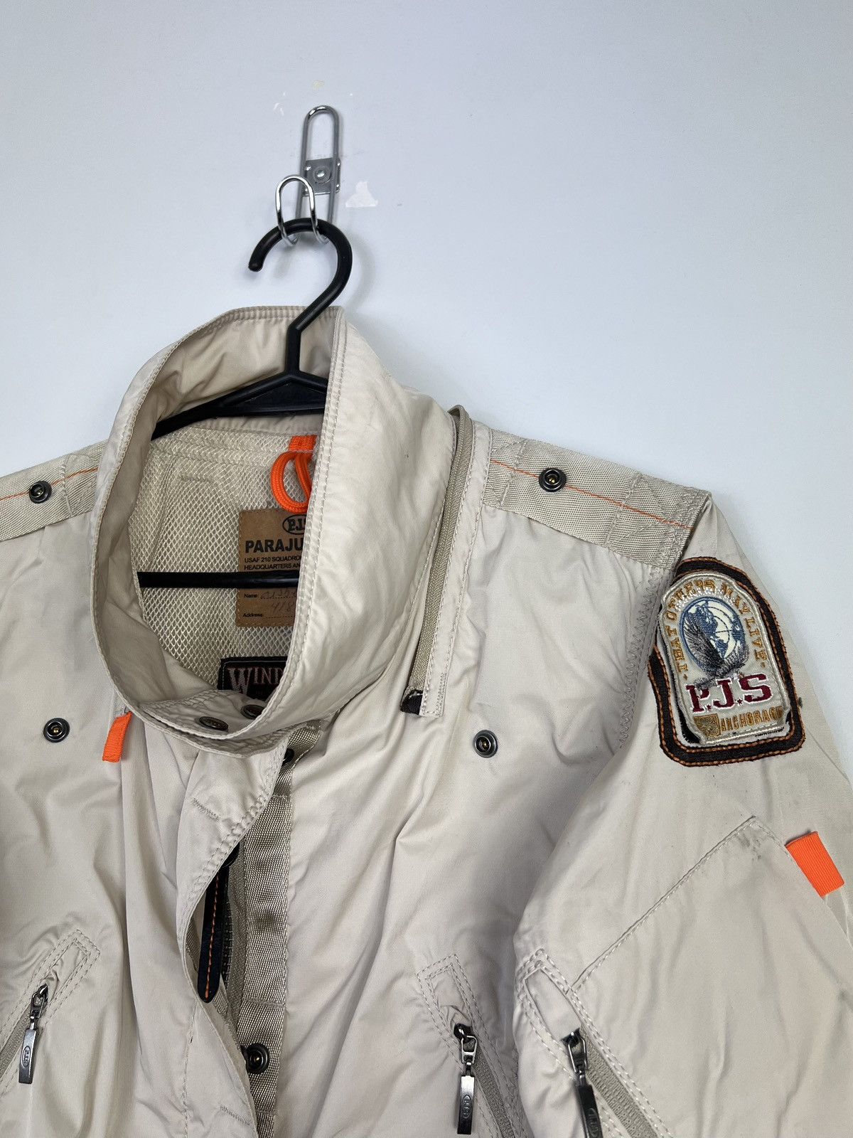 Parajumpers Jacket Parajumpers Windbreaker Patch Logo Multi Pocket Size M / US 6-8 / IT 42-44 - 4 Thumbnail