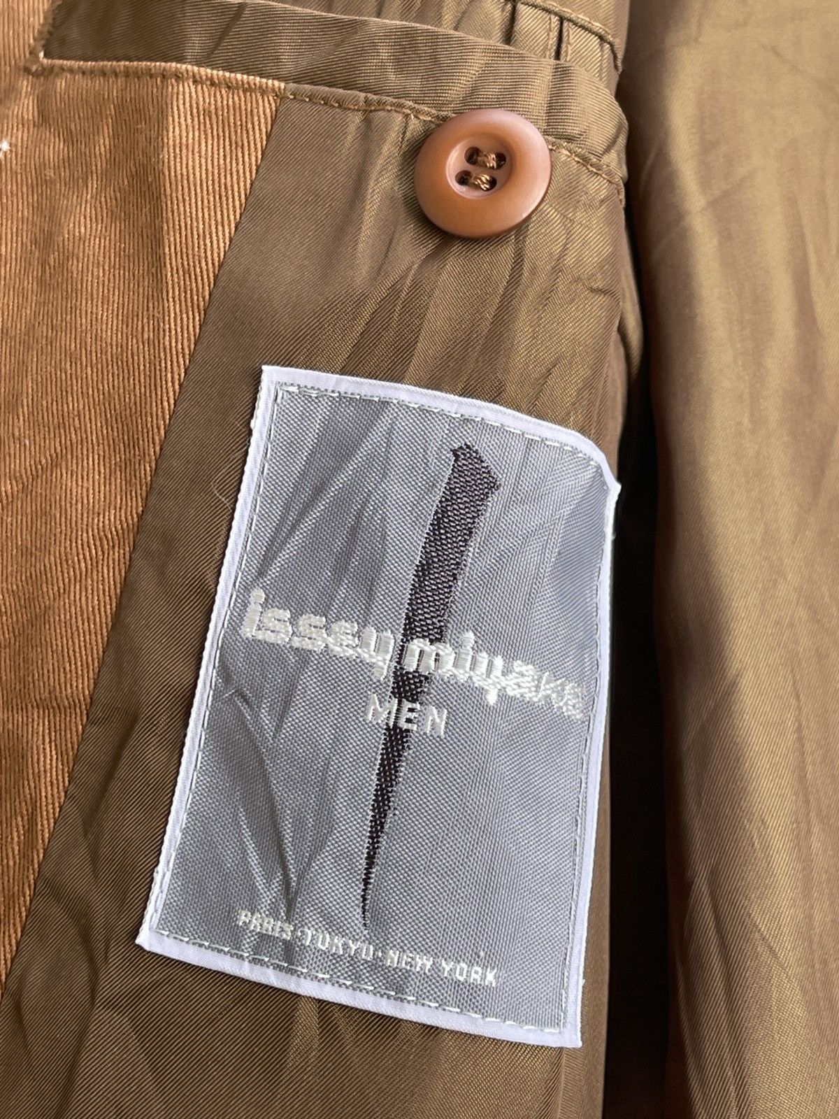 Issey Miyake 80s Issey Miyake Men Buckle Back Jacket Coat Size US M / EU 48-50 / 2 - 10 Thumbnail