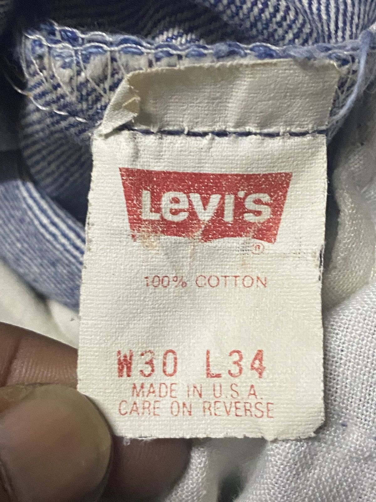 Levi's Vintage Levis 505 90s Faded Wash Distressed Jeans Size US 29 - 18 Thumbnail