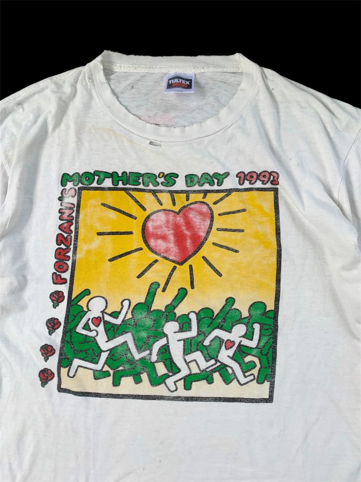 Keith Haring Vintage Keith Harring Mothers Day 90s Tee Size US L / EU 52-54 / 3 - 2 Thumbnail