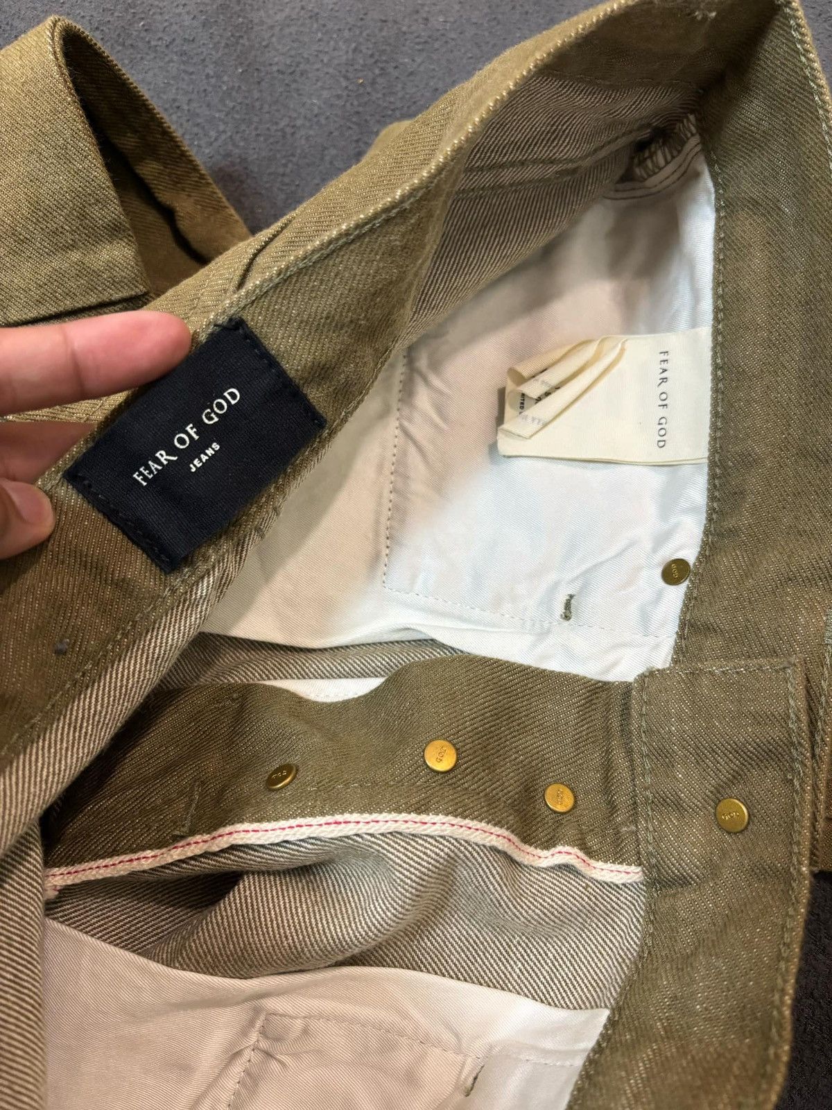 Fear of God Fear Of God Vintage Wash Selvedge Jeans Size US 30 / EU 46 - 8 Thumbnail