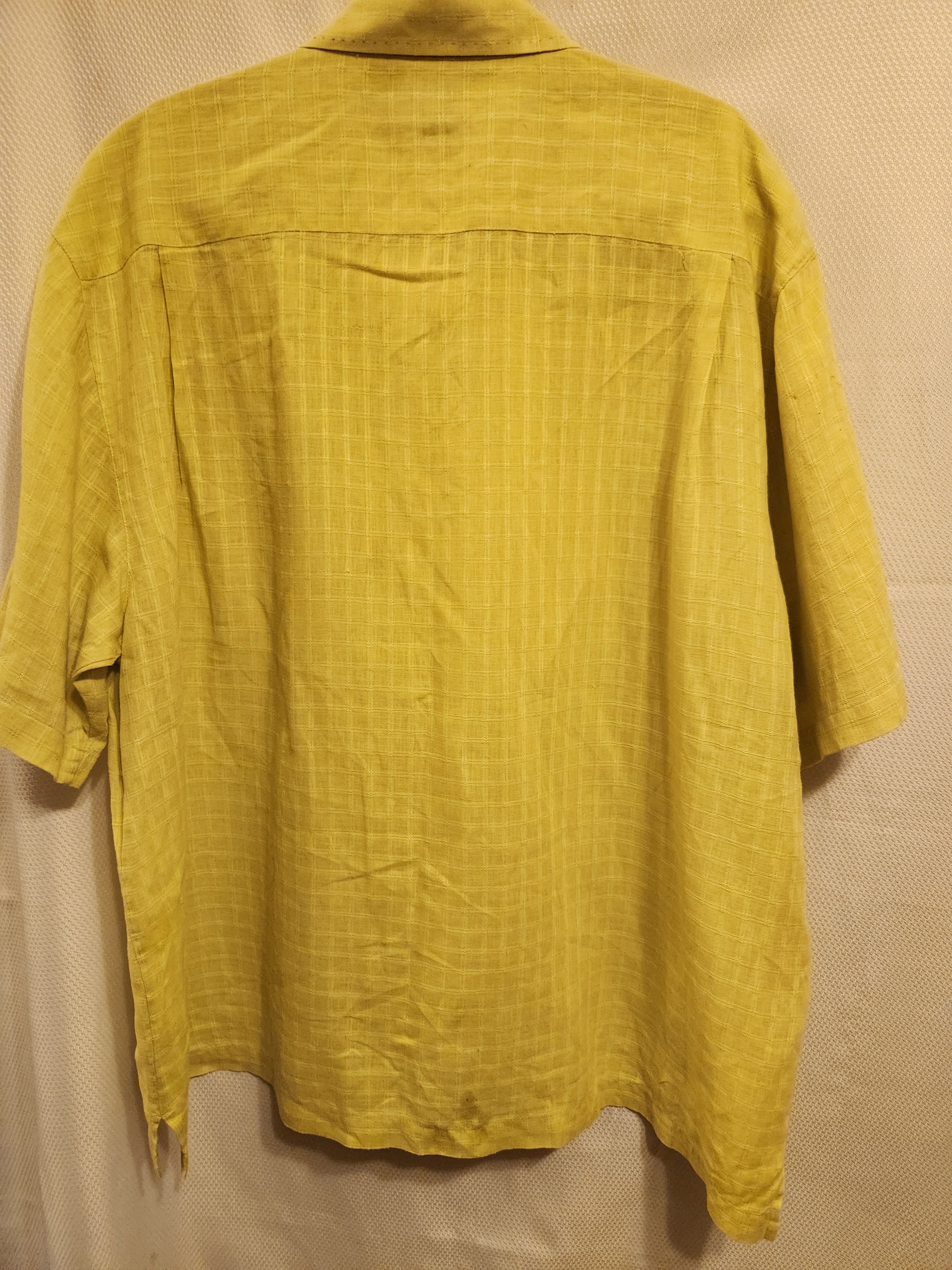 Nat Nast Vintage 100% Linen Short Sleeve Shirt Size US XL / EU 56 / 4 - 2 Thumbnail
