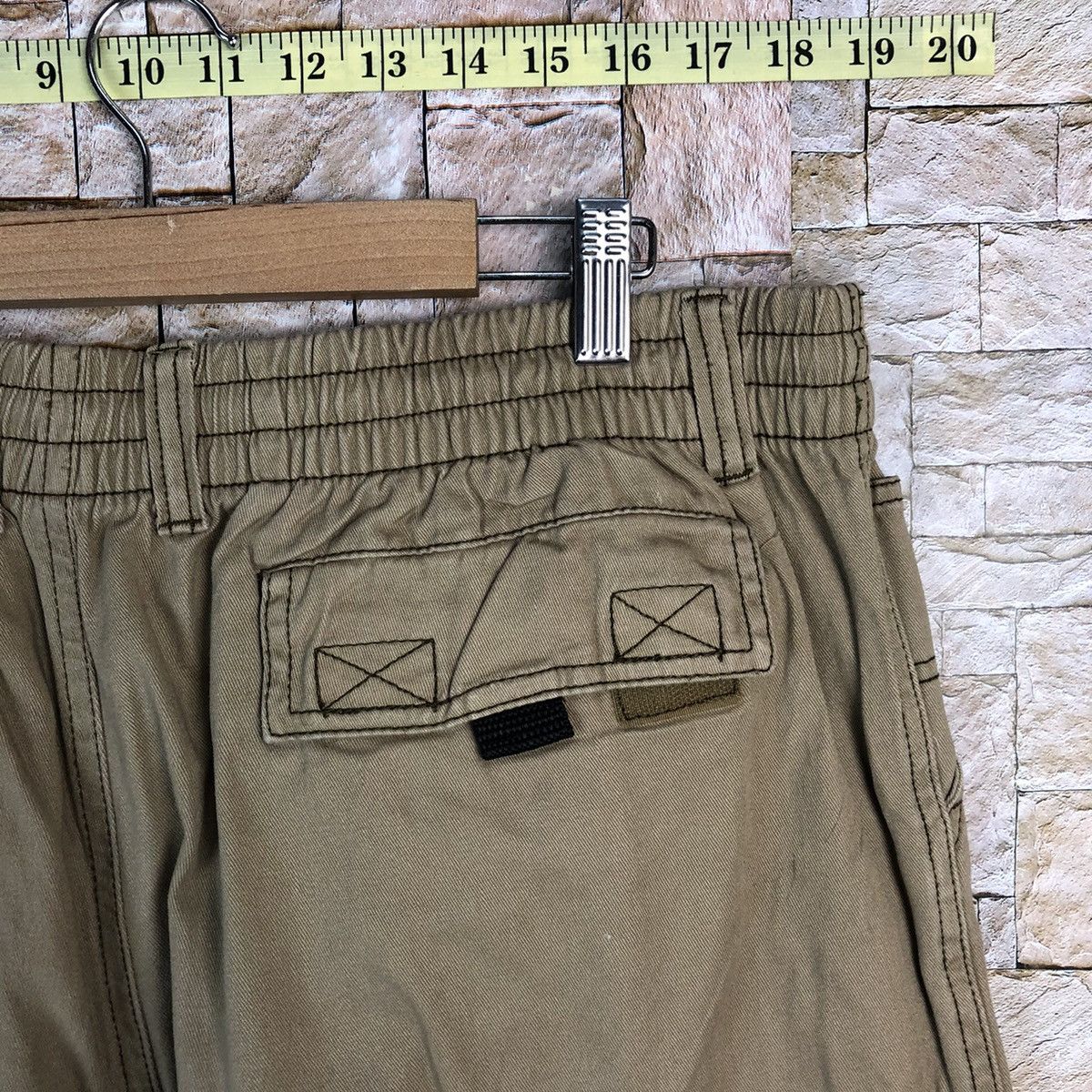 Converse Converse Brown Cargo jogger utility Multipocket Pants #A635 Size US 33 - 19 Thumbnail