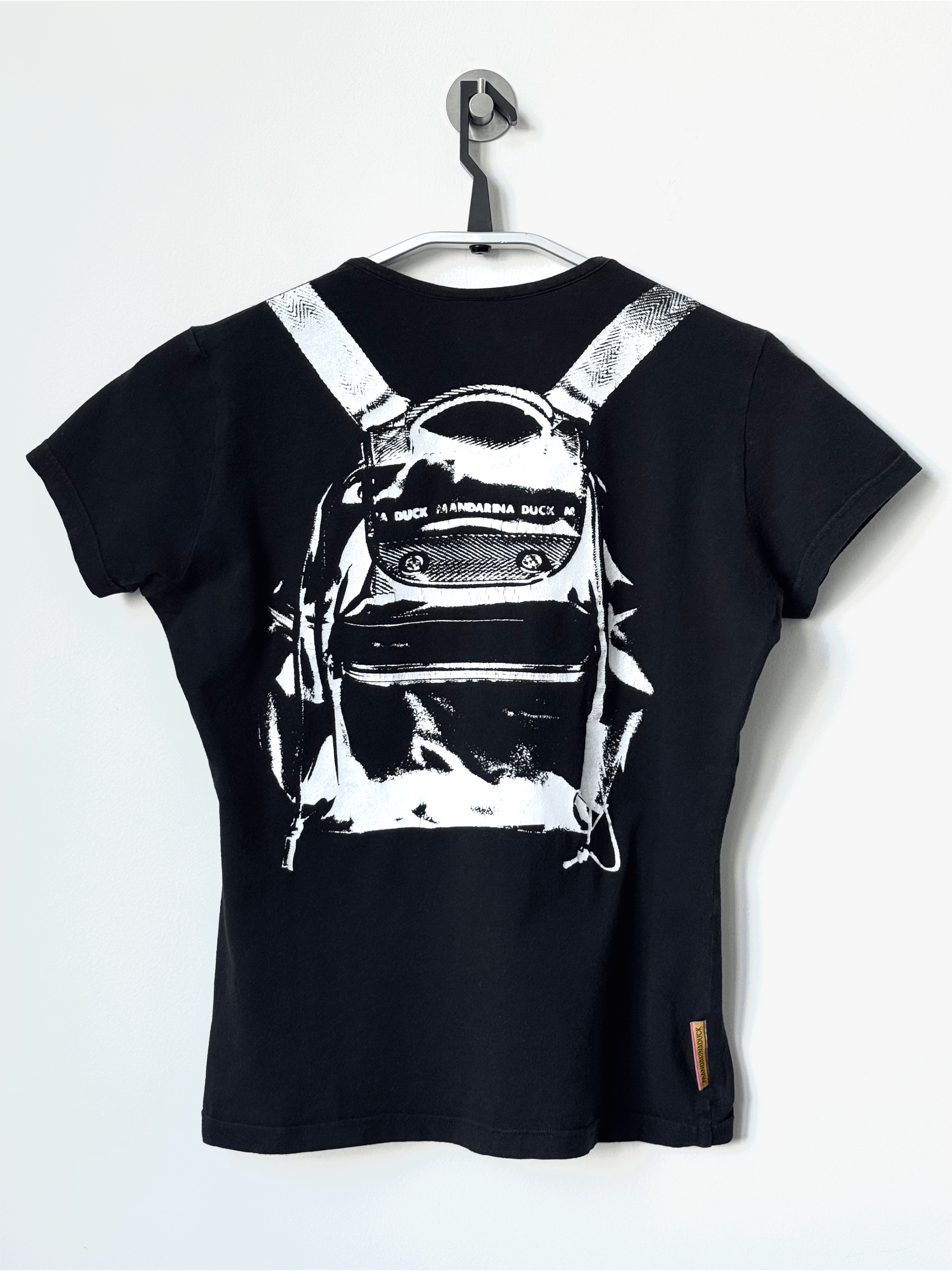 Mandarina Duck Mandarina Duck Vintage Women Backpack Print T-Shirt Size S / US 4 / IT 40 - 1 Thumbnail