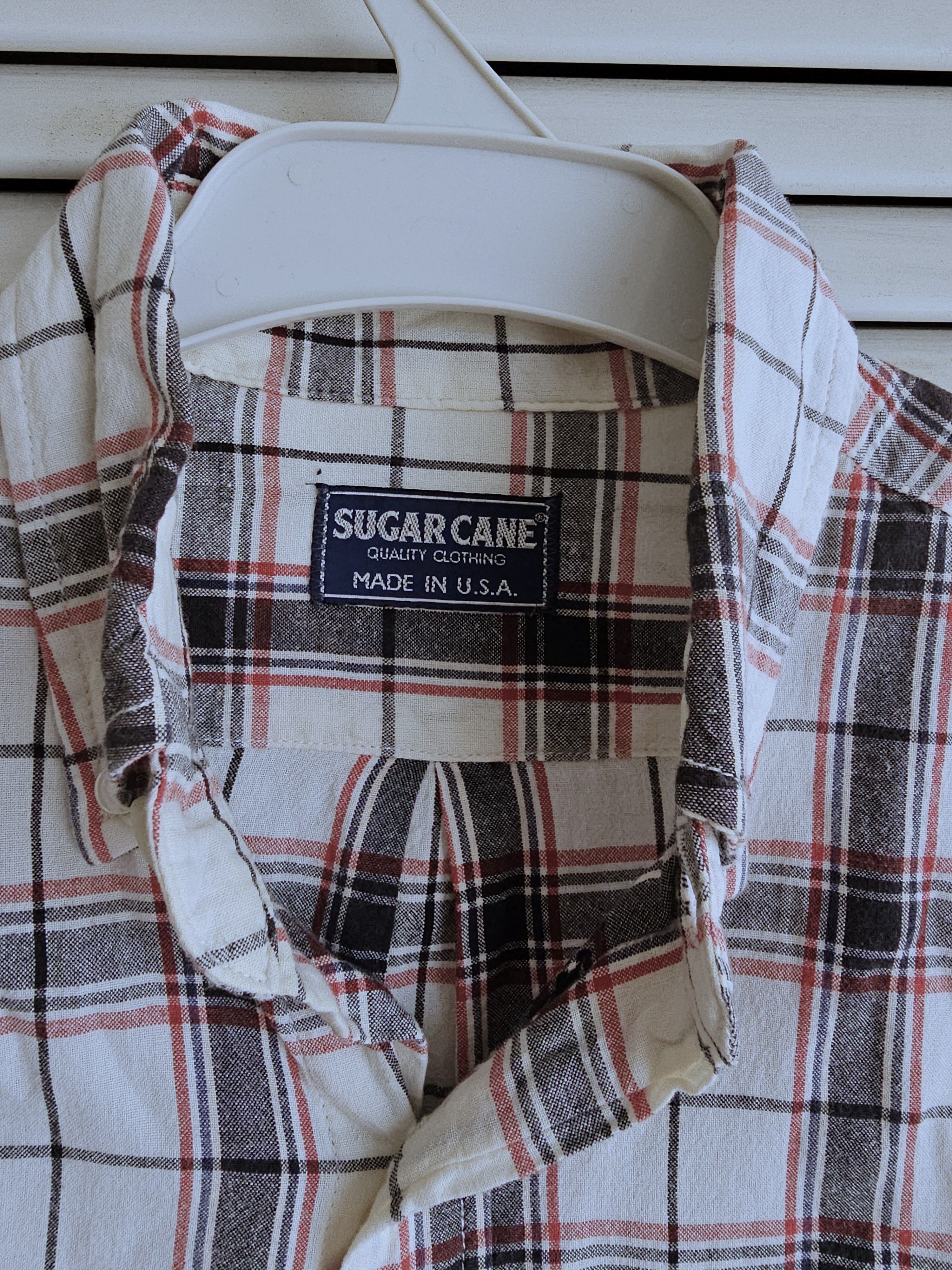 Sugar Cane Sugar Cane Long Sleeve White Checkered Size US S / EU 44-46 / 1 - 6 Thumbnail