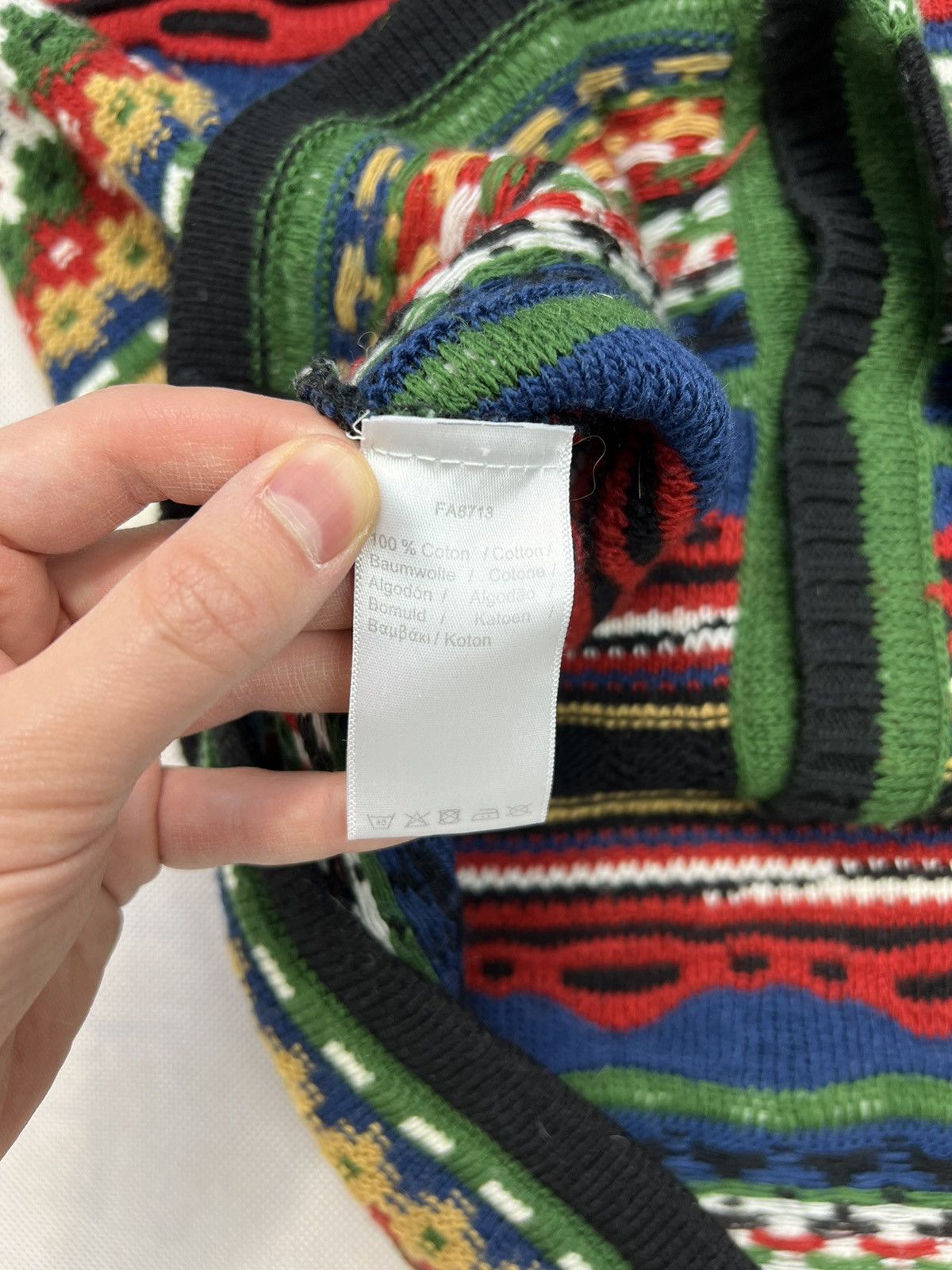 Lacoste Sweater Lacoste patterns vintage style coogi Size US M / EU 48-50 / 2 - 5 Thumbnail