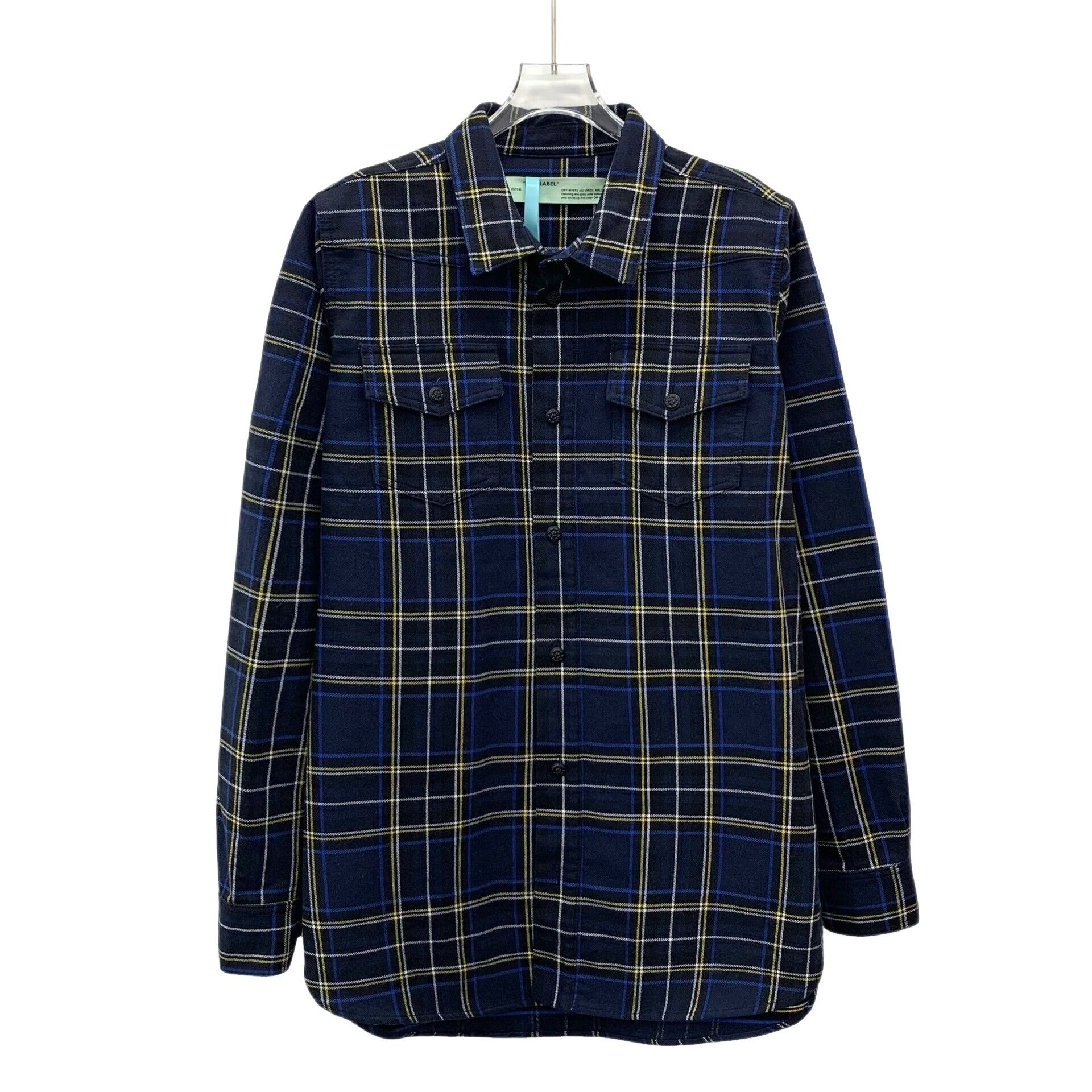 Off-White Off-White Plaid Arrow Logo Shirt Size S Size US S / EU 44-46 / 1 - 1 Thumbnail