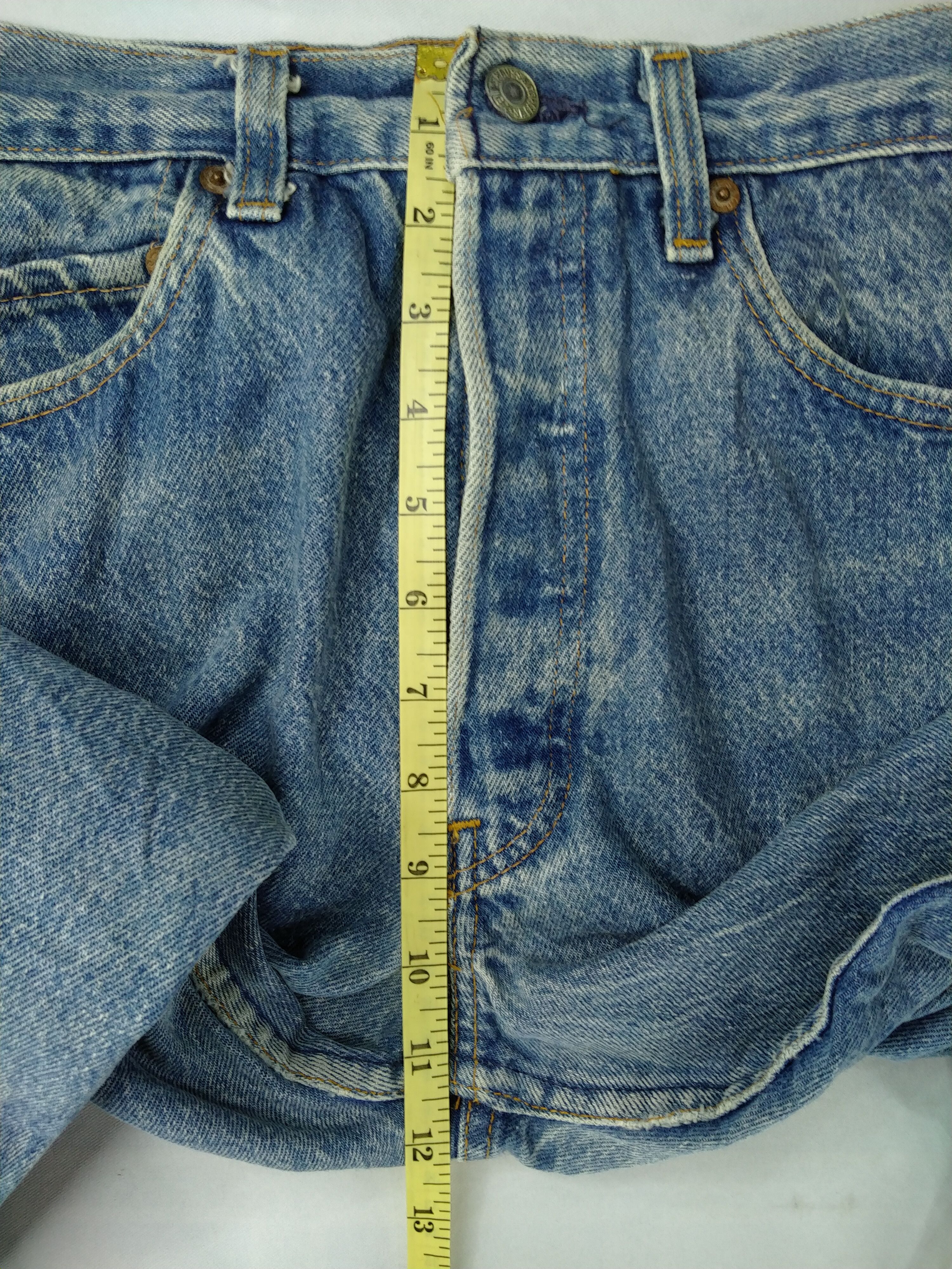Levi's 80s Blue Vintage Levi's 501 Distressed Denim 31 x 30 -JN090 Size US 31 - 6 Thumbnail