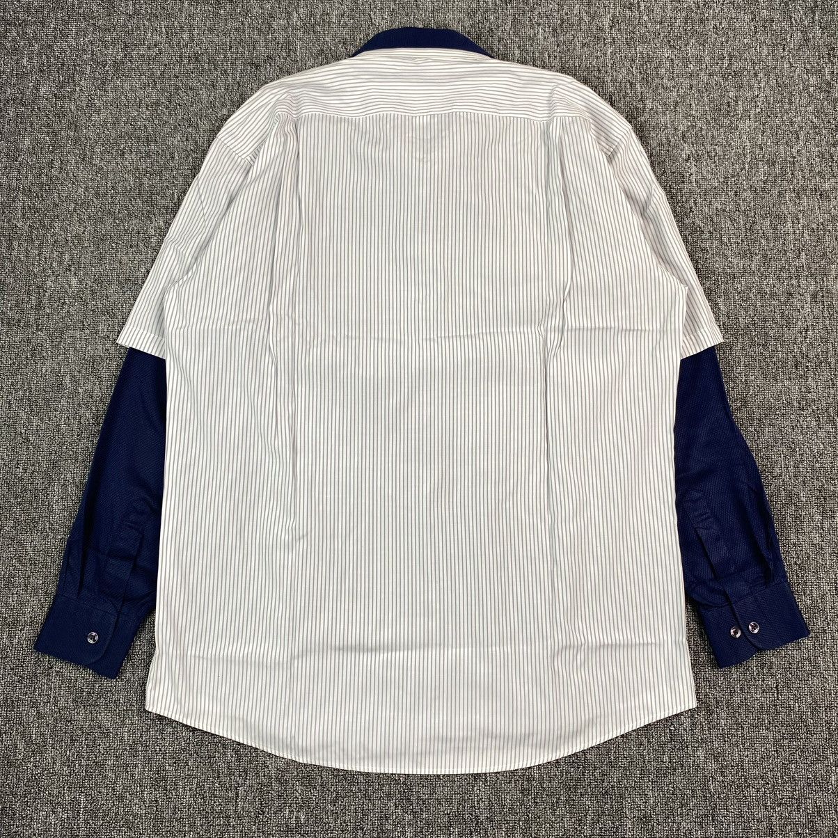 Balenciaga Balenciaga double layered vintage shirt button Size US L / EU 52-54 / 3 - 2 Thumbnail