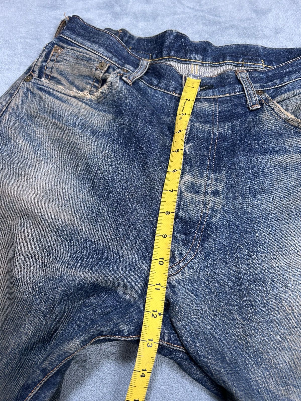 Japanese Brand Vintage Evis Distressed Denim Jeans Size US 32 / EU 48 - 18 Thumbnail